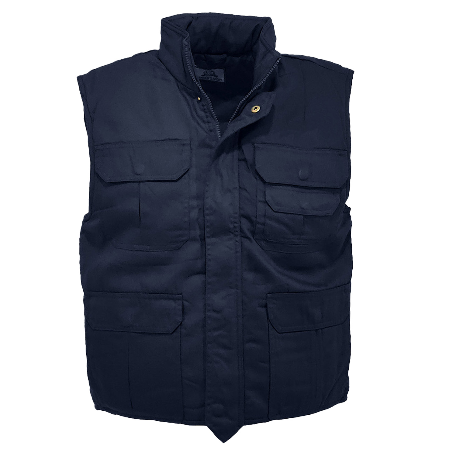 Gilet smanicato uomo imbottito tasche caccia invernale trapuntato cerniera moda