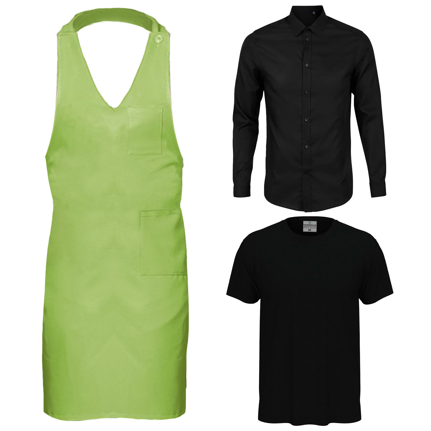 Florist Kit with T-shirt, Shirt and Apron - Customizable with Name and Logo