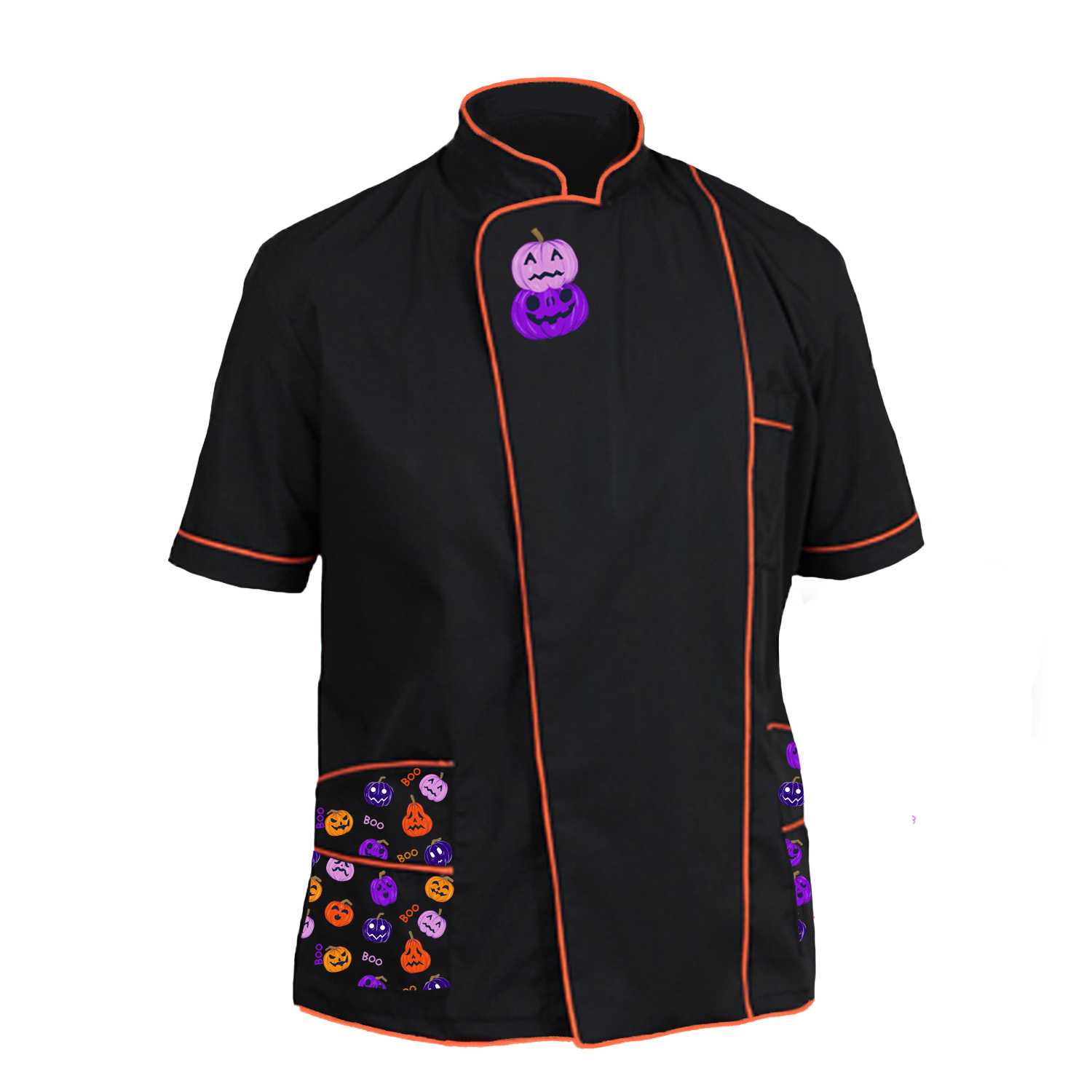 Arbeitskittel Friseur Barber - Halloween Edition - Personalisierbar