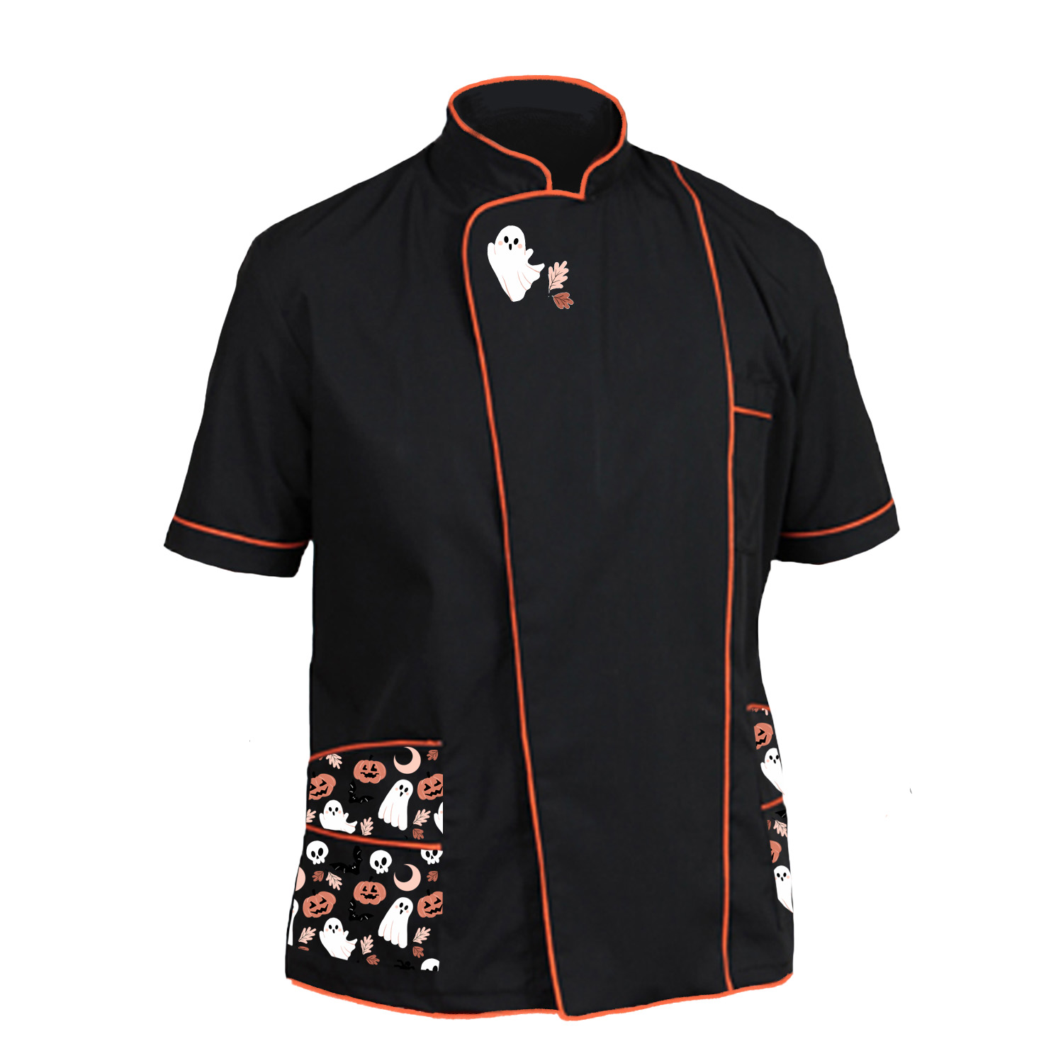 Arbeitskittel Friseur Barber - Halloween Edition - Personalisierbar