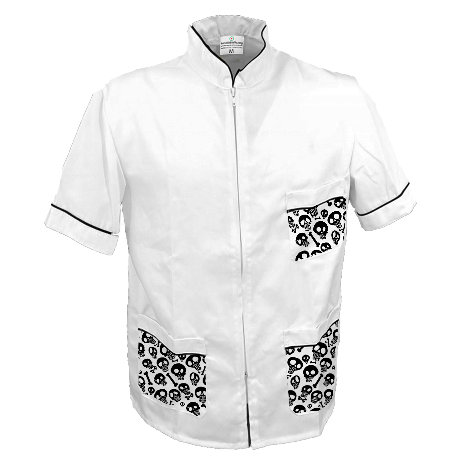 Arbeitskittel Friseur Barber - Halloween Edition - Personalisierbar