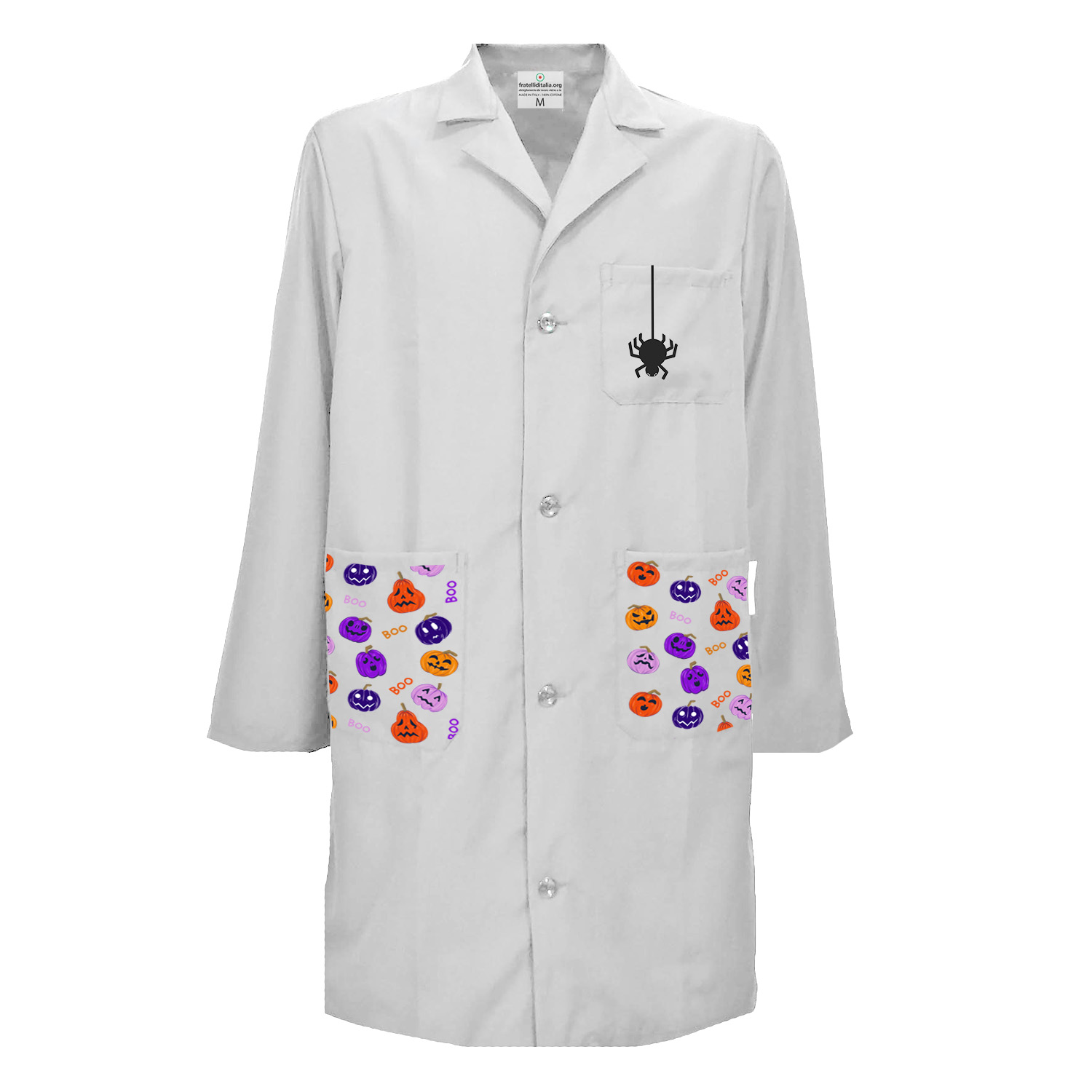 Men\'s Coat Pediatrician Clown Therapy Veterinarian Children\'s Pediatric Clothing - Halloween Edition.