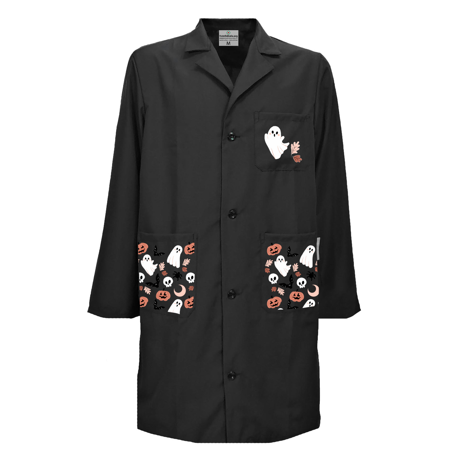 Men\'s Coat Pediatrician Clown Therapy Veterinarian Children\'s Pediatric Clothing - Halloween Edition.