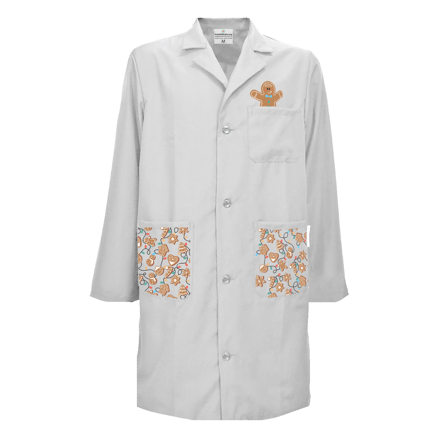 Camice Natalizio uomo pediatra clownterapy veterinario bambini abbigliamento pediatrico dottore Natale