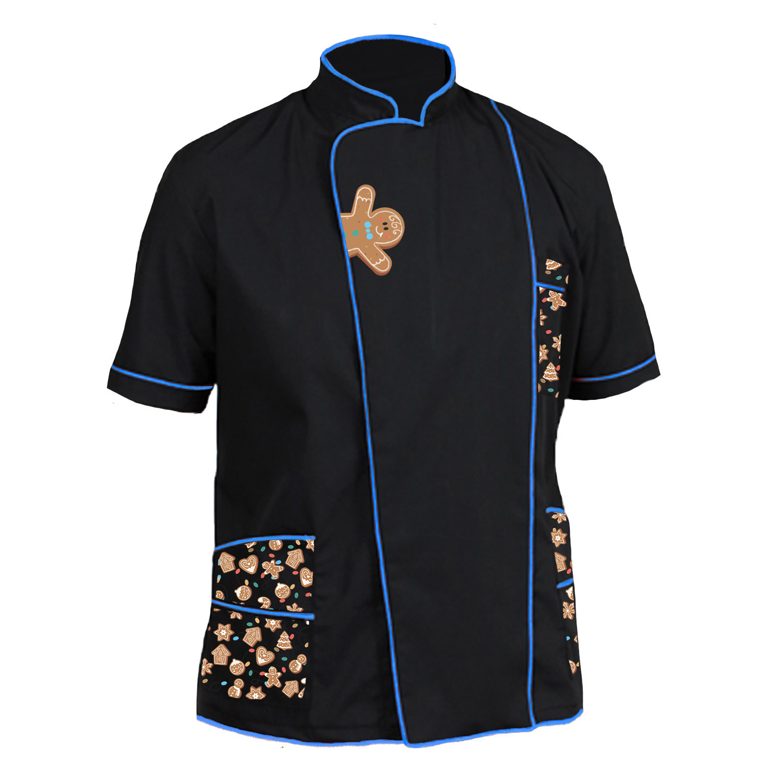 Casacca giacca Natalizia barbiere lavoro Natale centro estetico parrucchiere uomo tolettatore