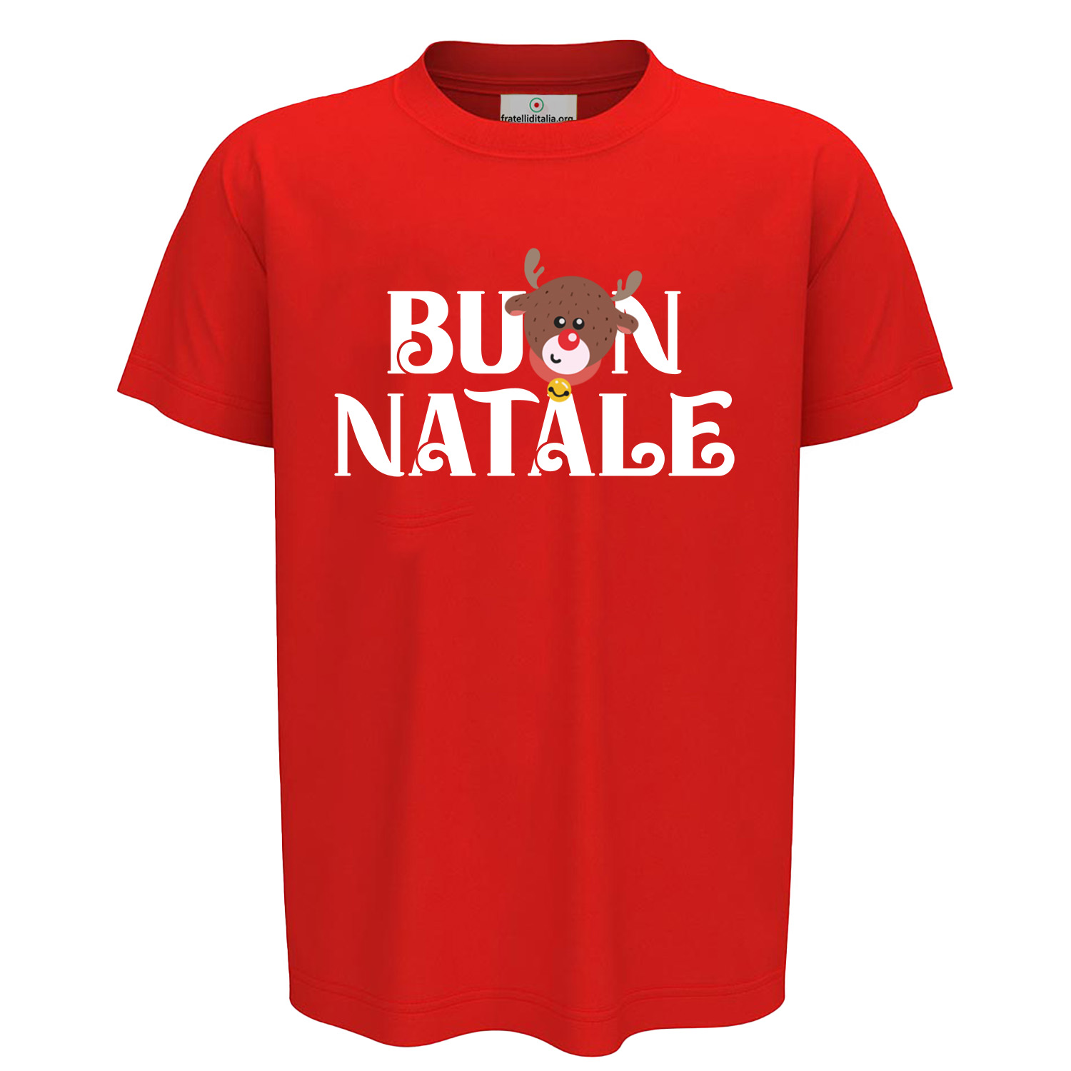 T-shirt bambino mezza manica a tema Natale - Idea regalo natalizia con stampa di alta qualità