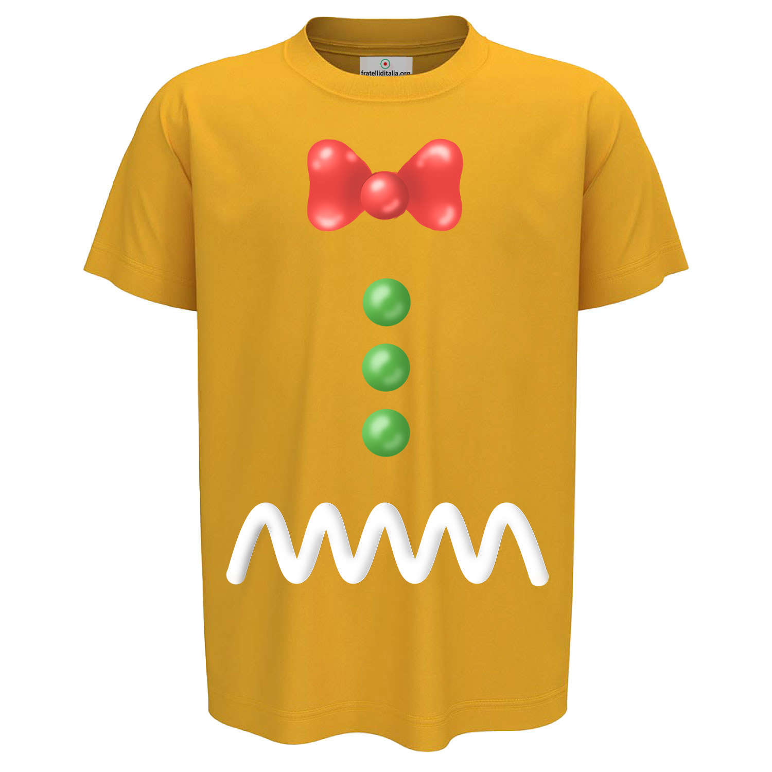 T-Shirt maglia mezza manica bambino girocollo Babbo Natale elfo infanzia abbigliamento Natalizio bambini