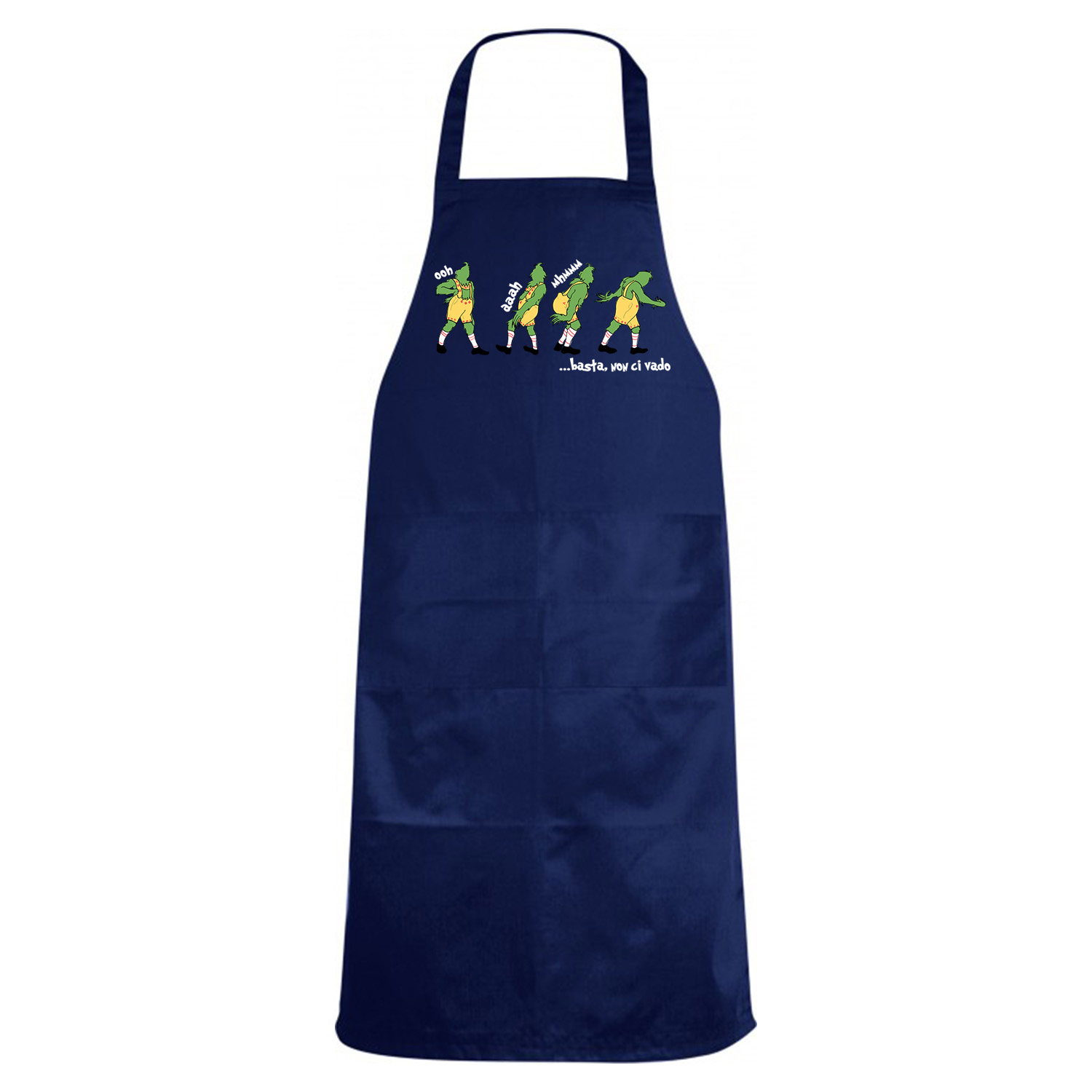 Grembiule cucina con stampa ristorante scuola laboratorio davantino cuoco chef Natale
