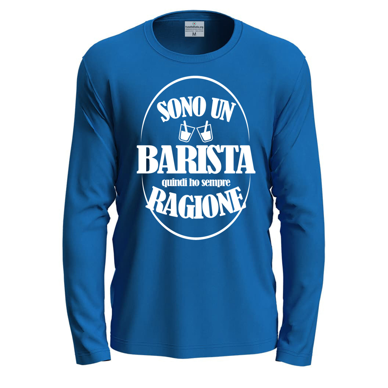 Camiseta clásica de manga larga EL BARTENDER SIEMPRE TIENE RAZÓN