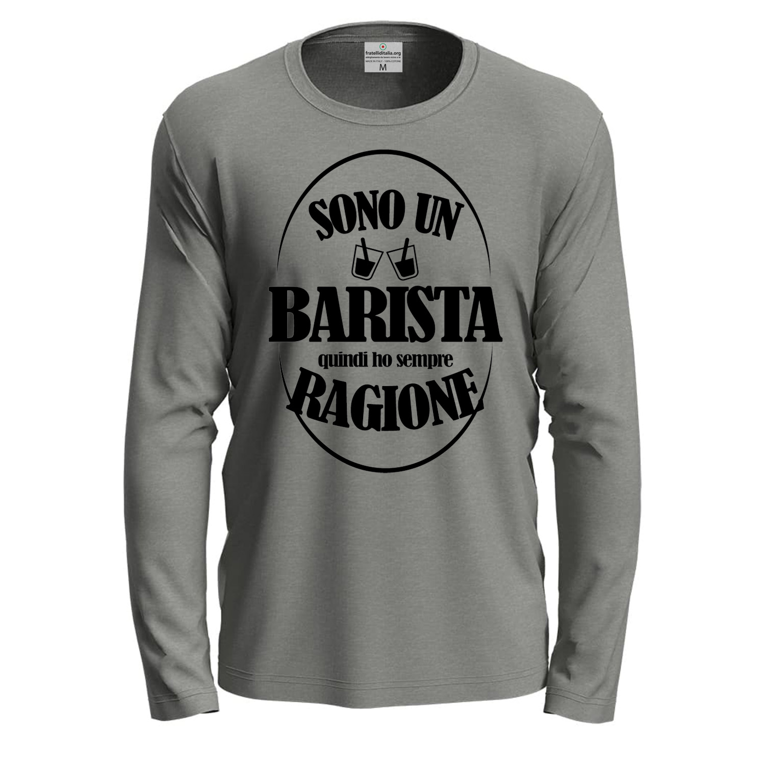 Camiseta clásica de manga larga EL BARTENDER SIEMPRE TIENE RAZÓN
