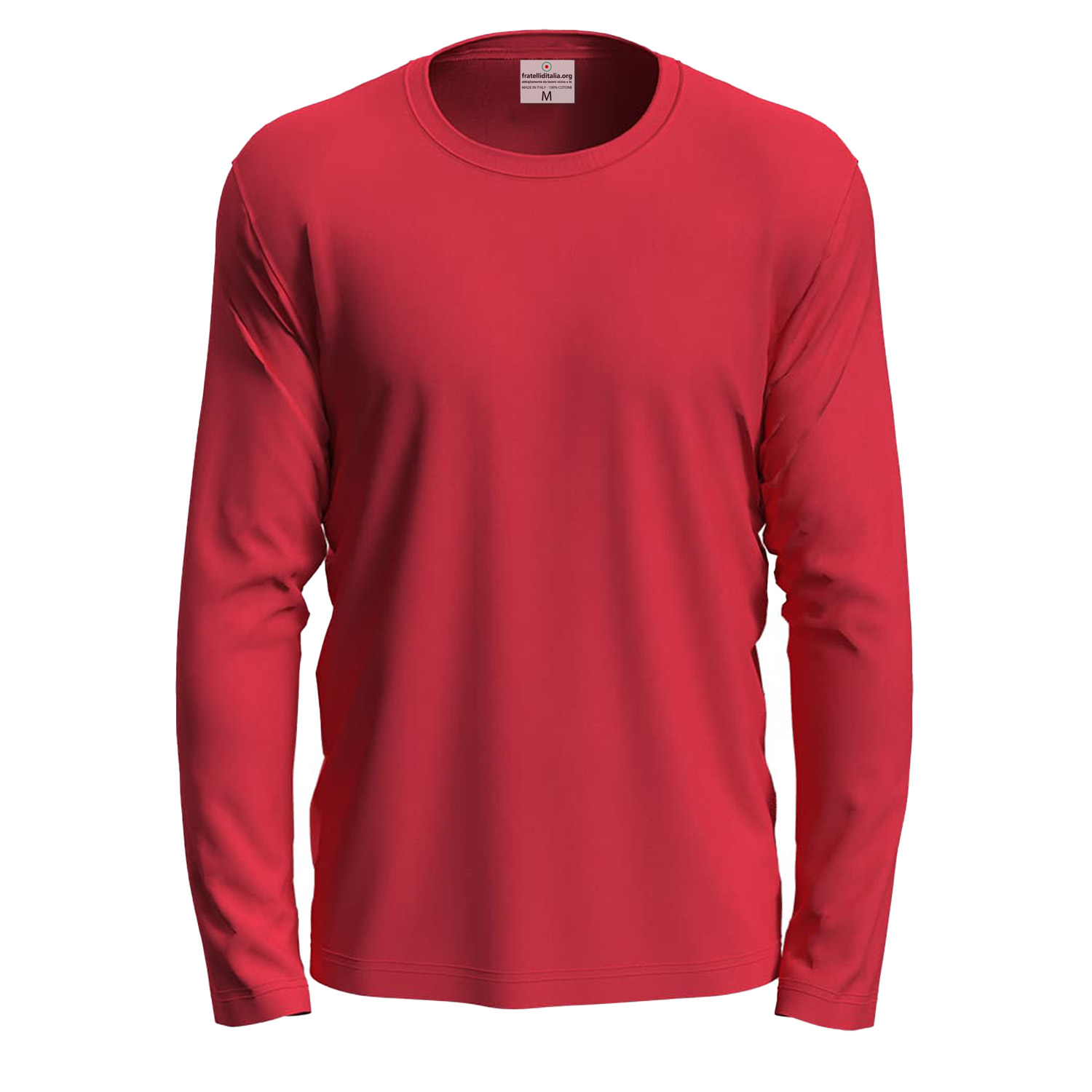 T-shirt maglia manica lunga con stampa ITALIAN ESPRESSO bar barista caffetteria idea regalo uomo donna