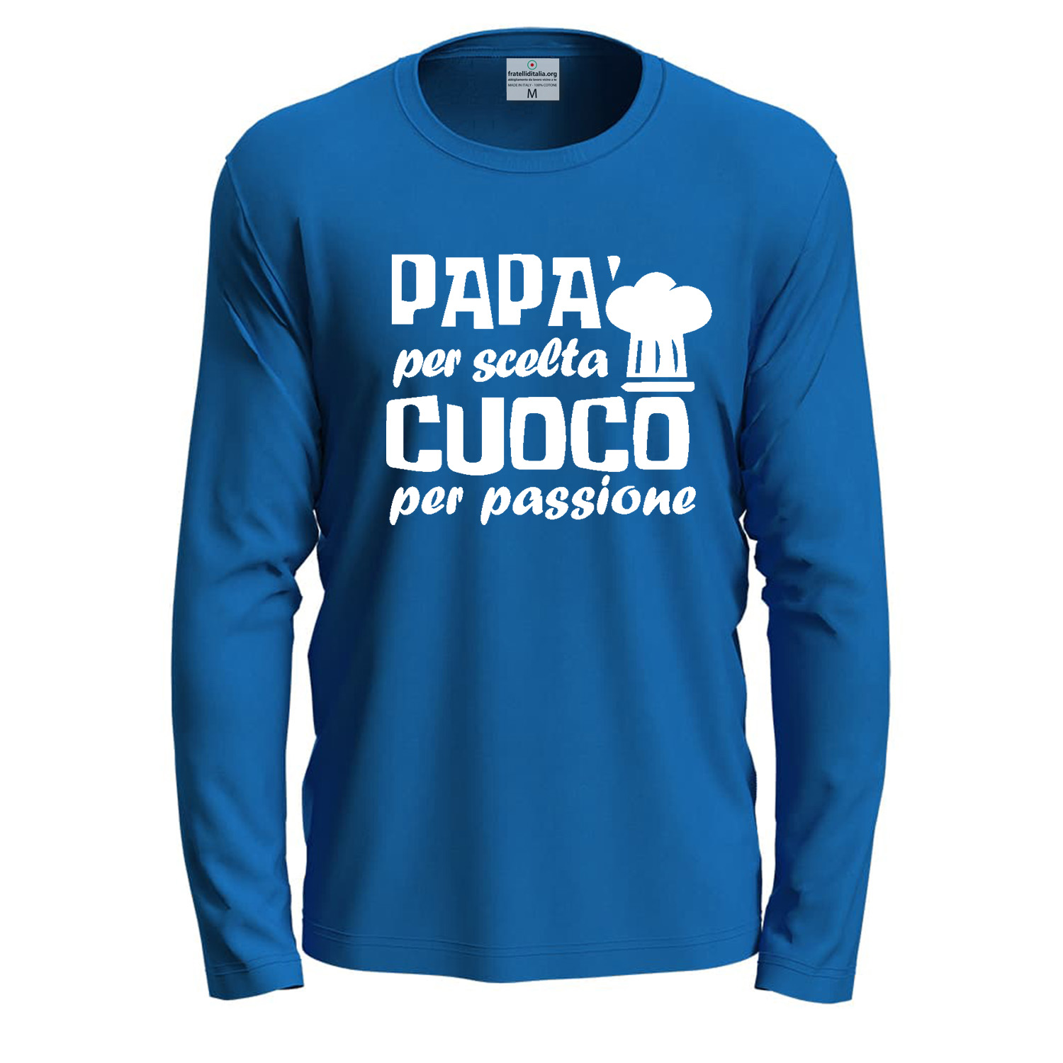 T-shirt maglia a manica lunga lavoro chef \