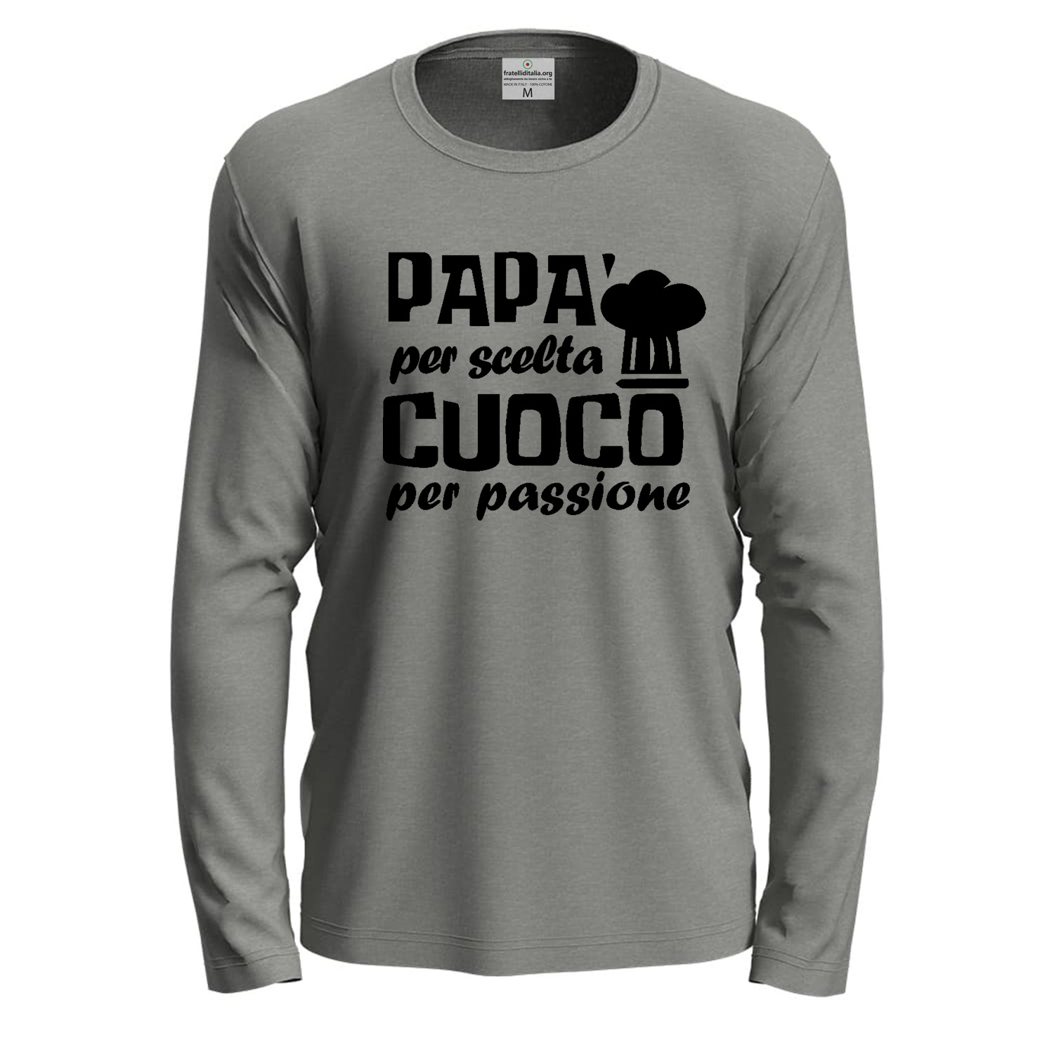 T-shirt maglia a manica lunga lavoro chef \