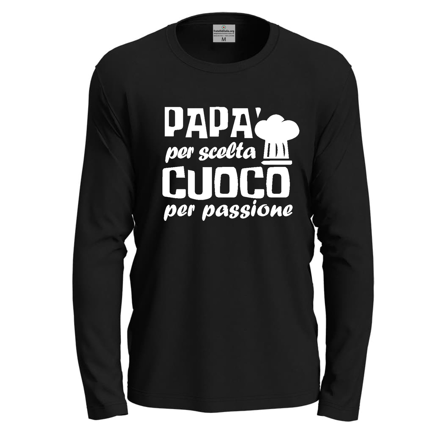 T-shirt maglia a manica lunga lavoro chef \