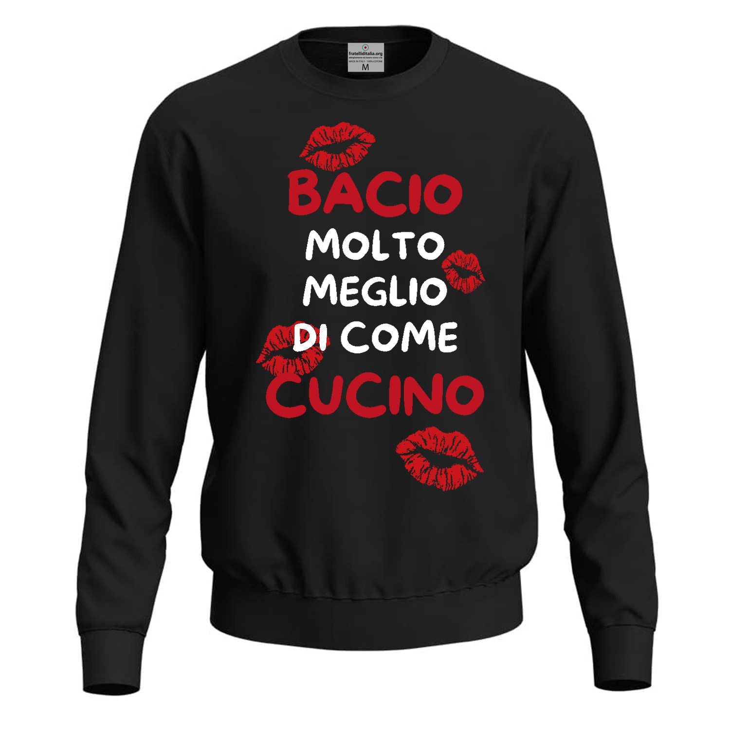 Felpa maglione unisex cuoco stampa \