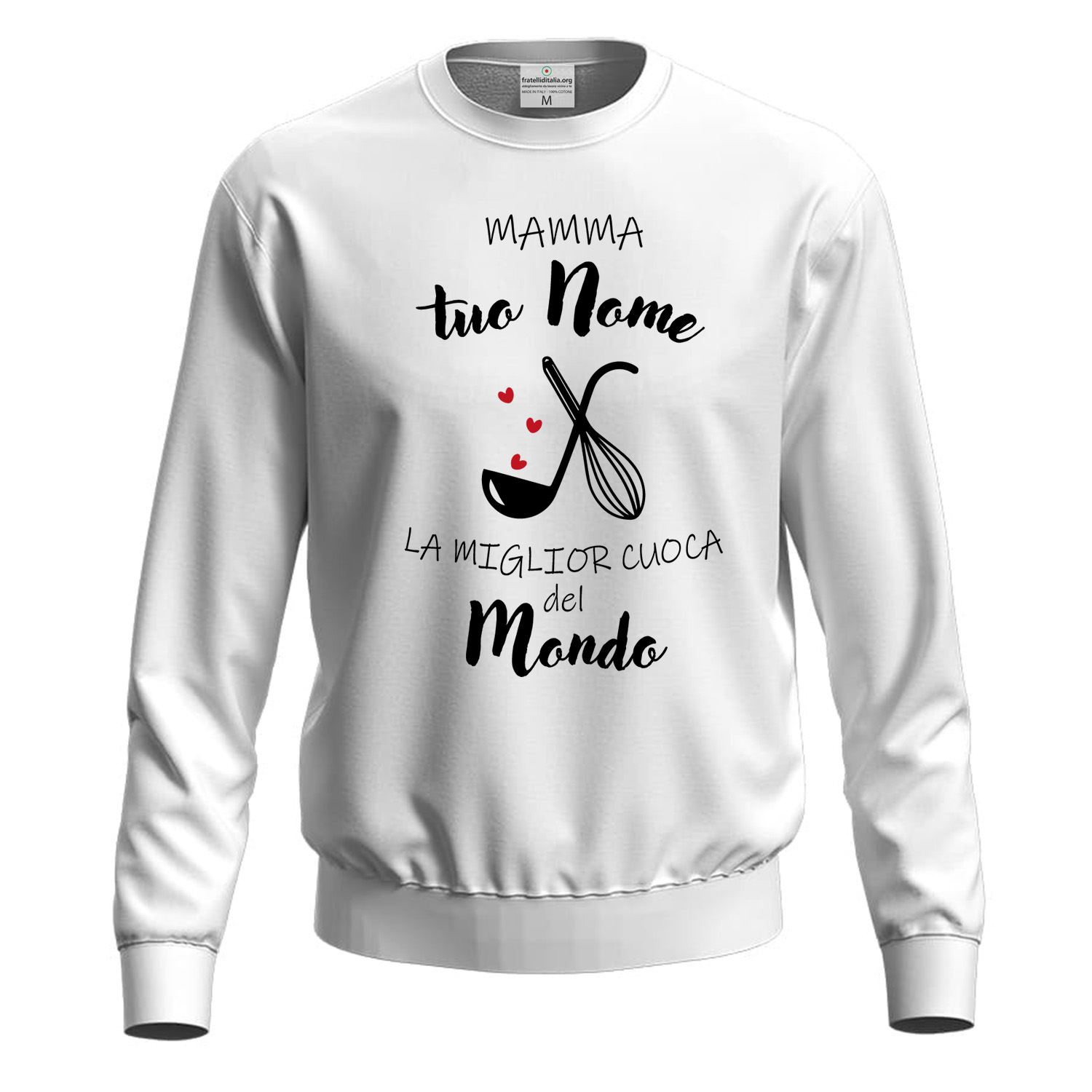 Felpa maglia Unisex Personalizzabile \