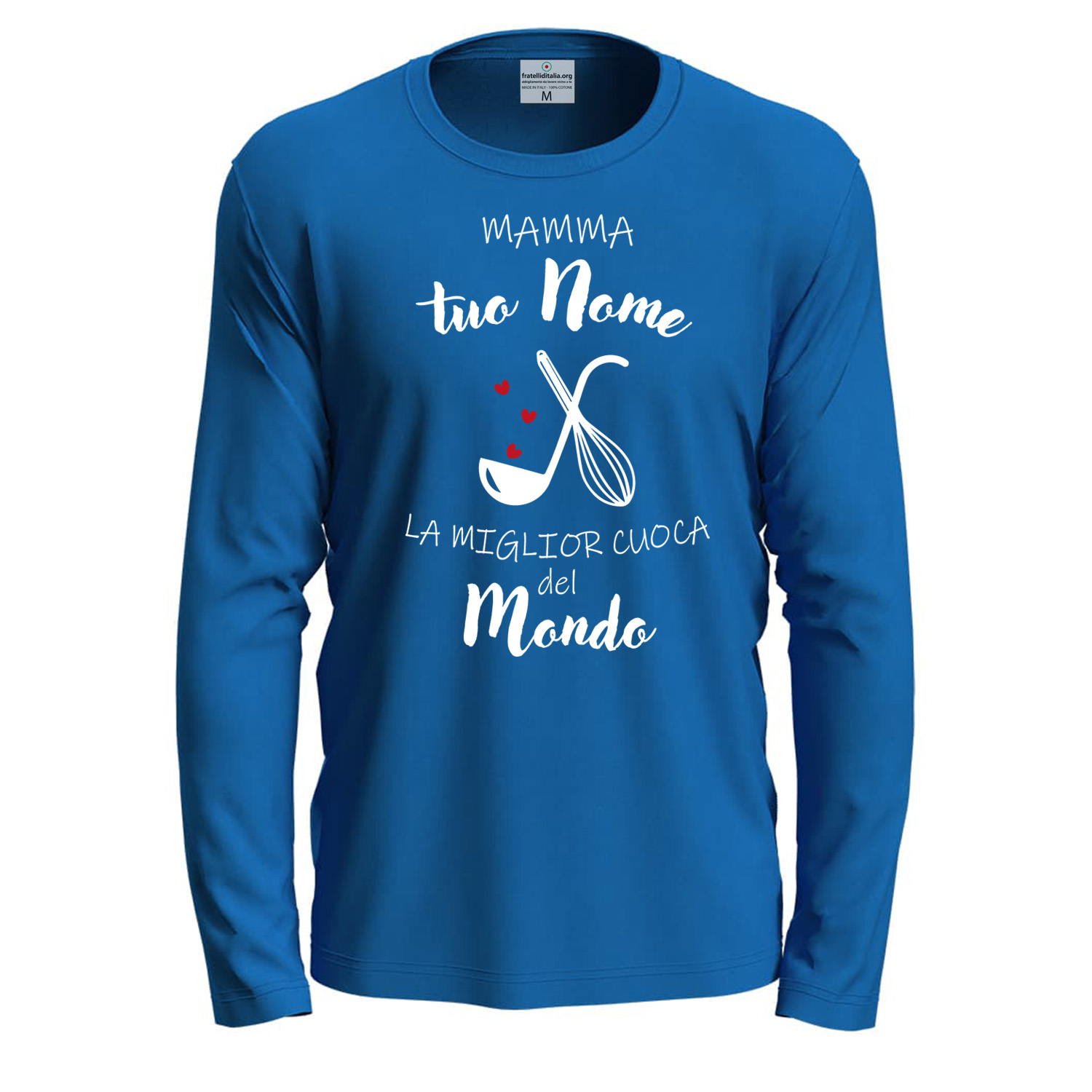 T-shirt a Manica Lunga Personalizzabile \