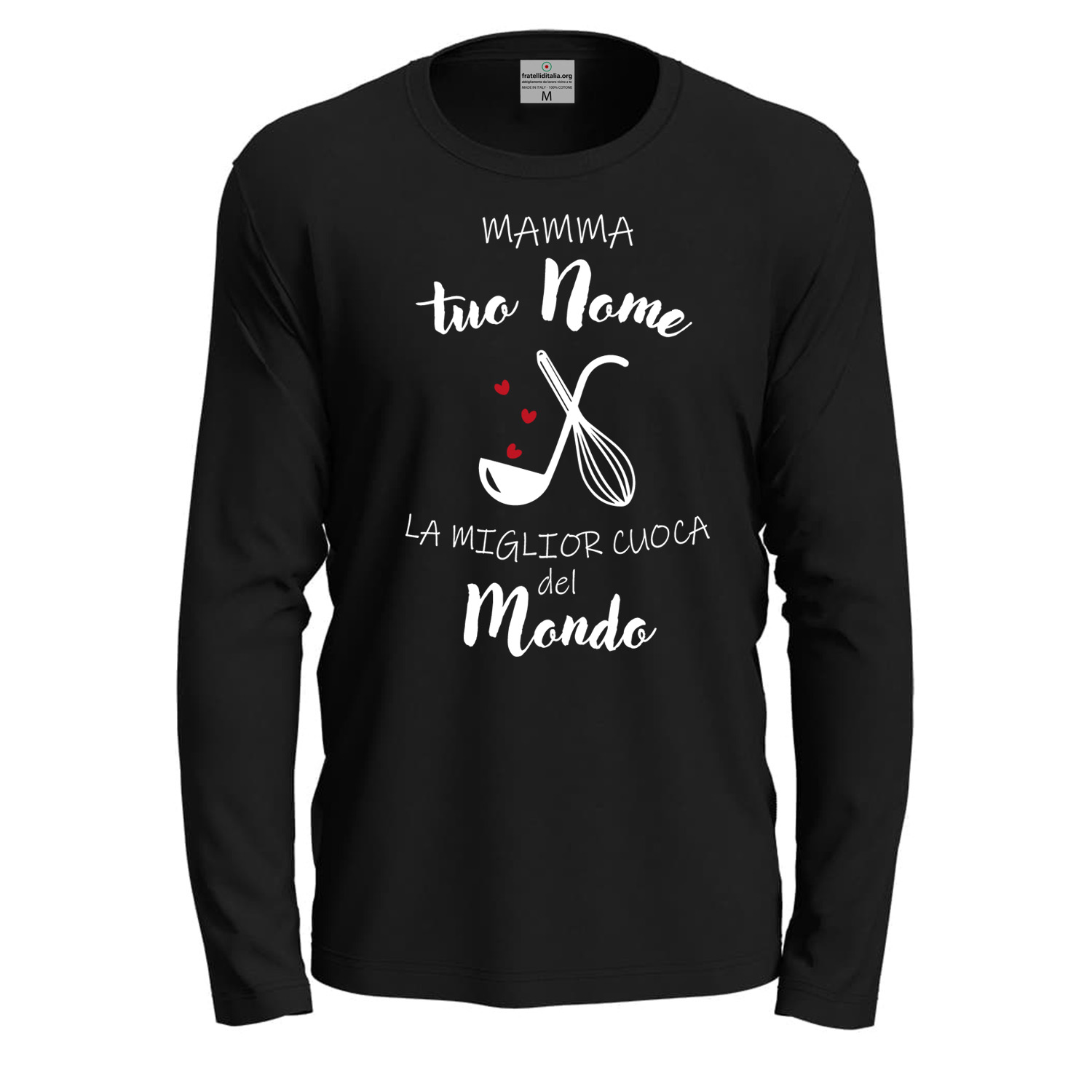 T-shirt a Manica Lunga Personalizzabile \