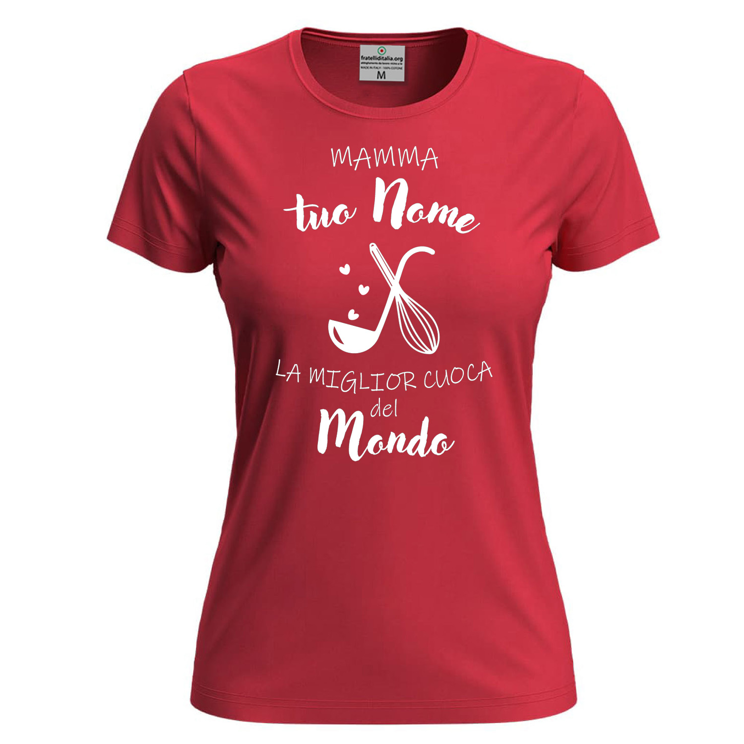 T-shirt a Manica Corta Personalizzabile \