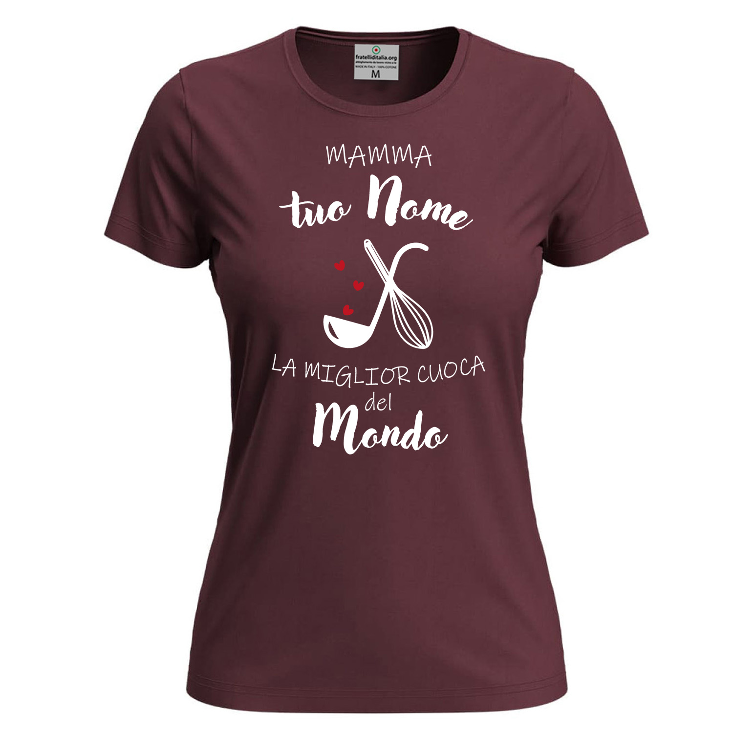T-shirt a Manica Corta Personalizzabile \