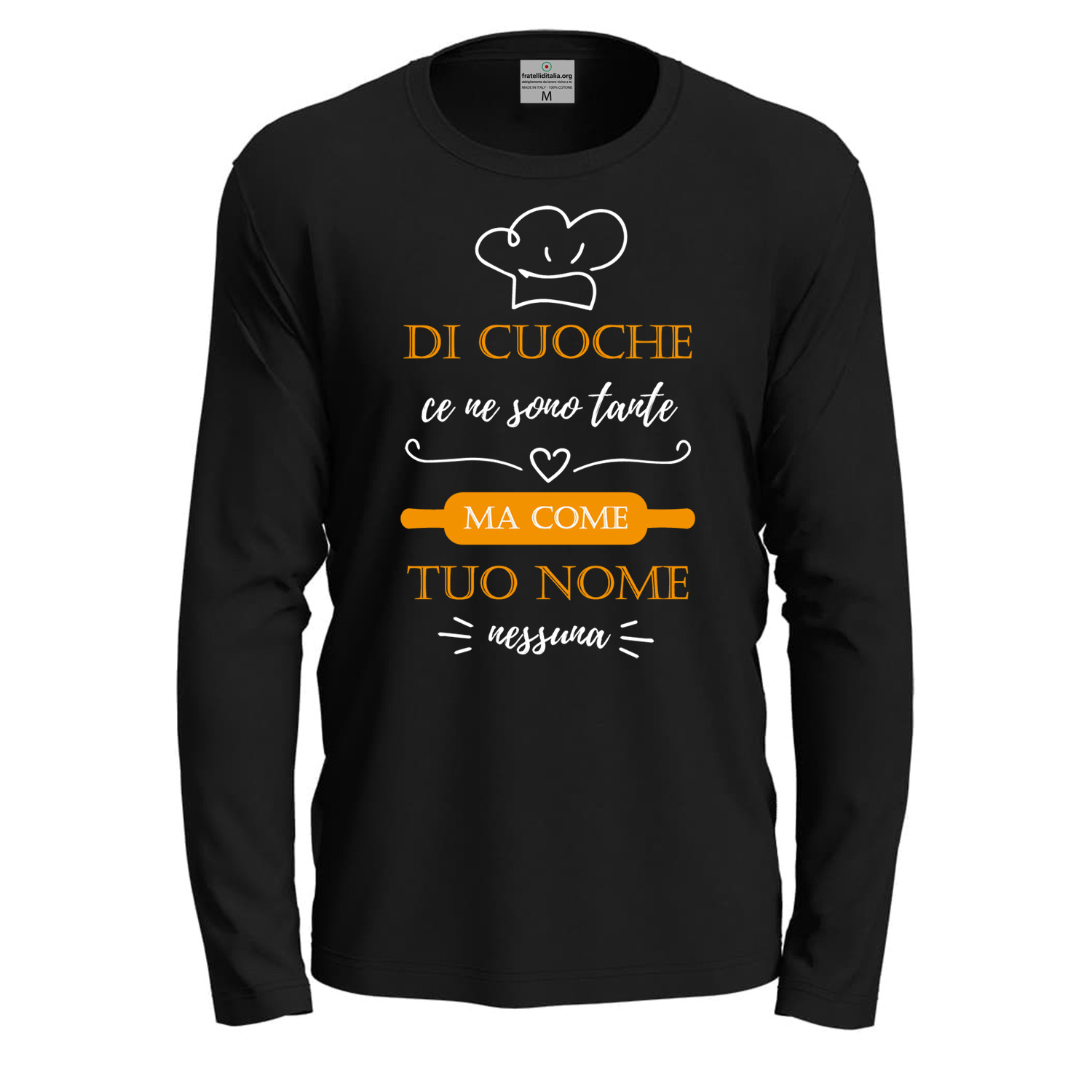 T-shirt maglia con stampa DTF CUOCHE CE NE SONO TANTE Idea regalo personalizzabile con il tuo nome