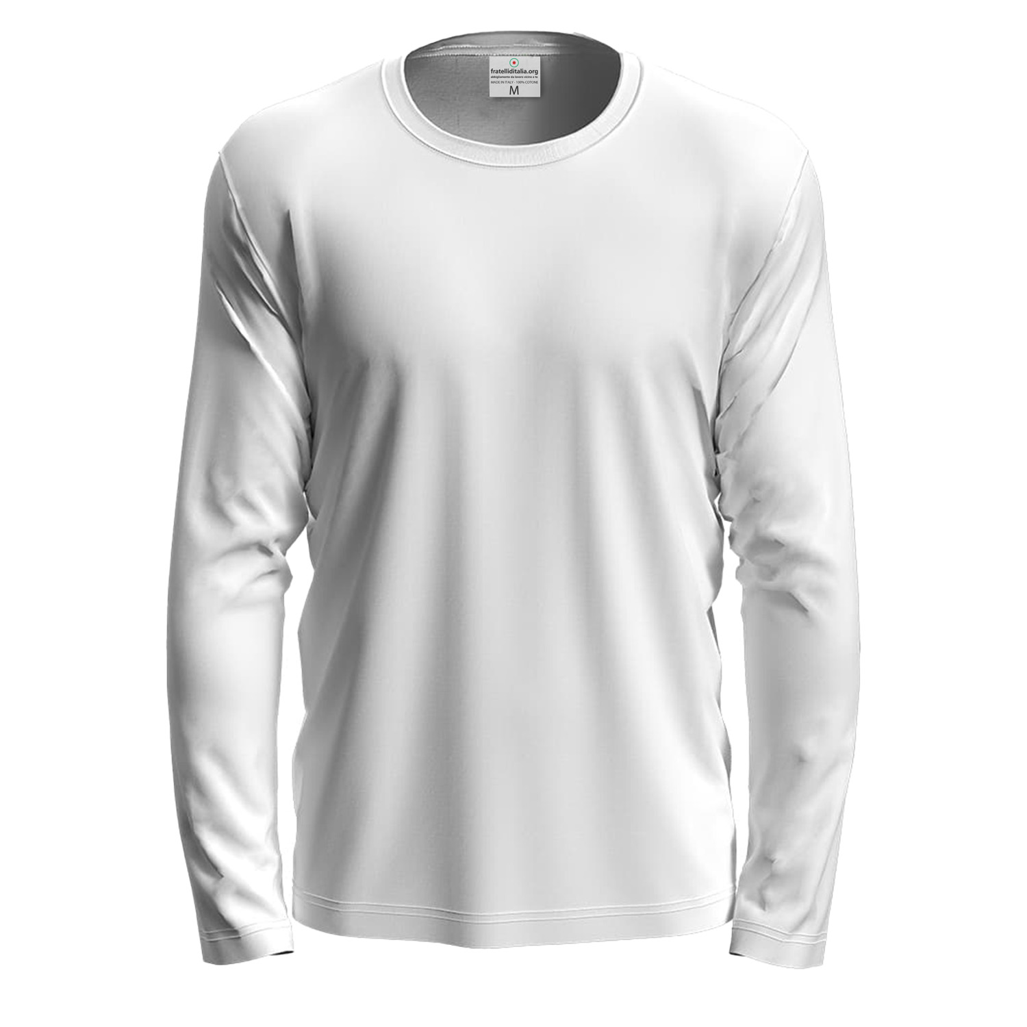 T-shirt a manica lunga con stampa sul retro \