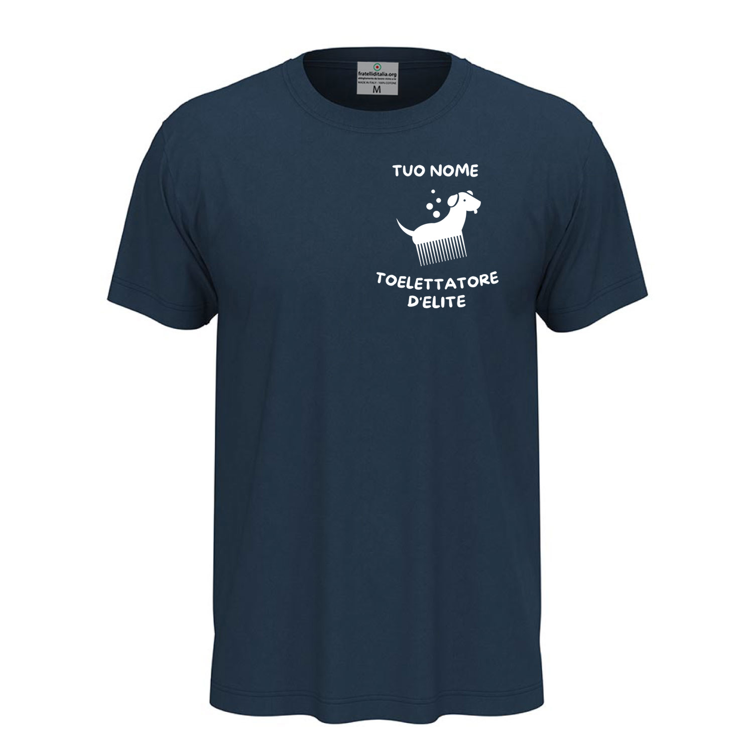 T-shirt unisex a manica corta con stampa \