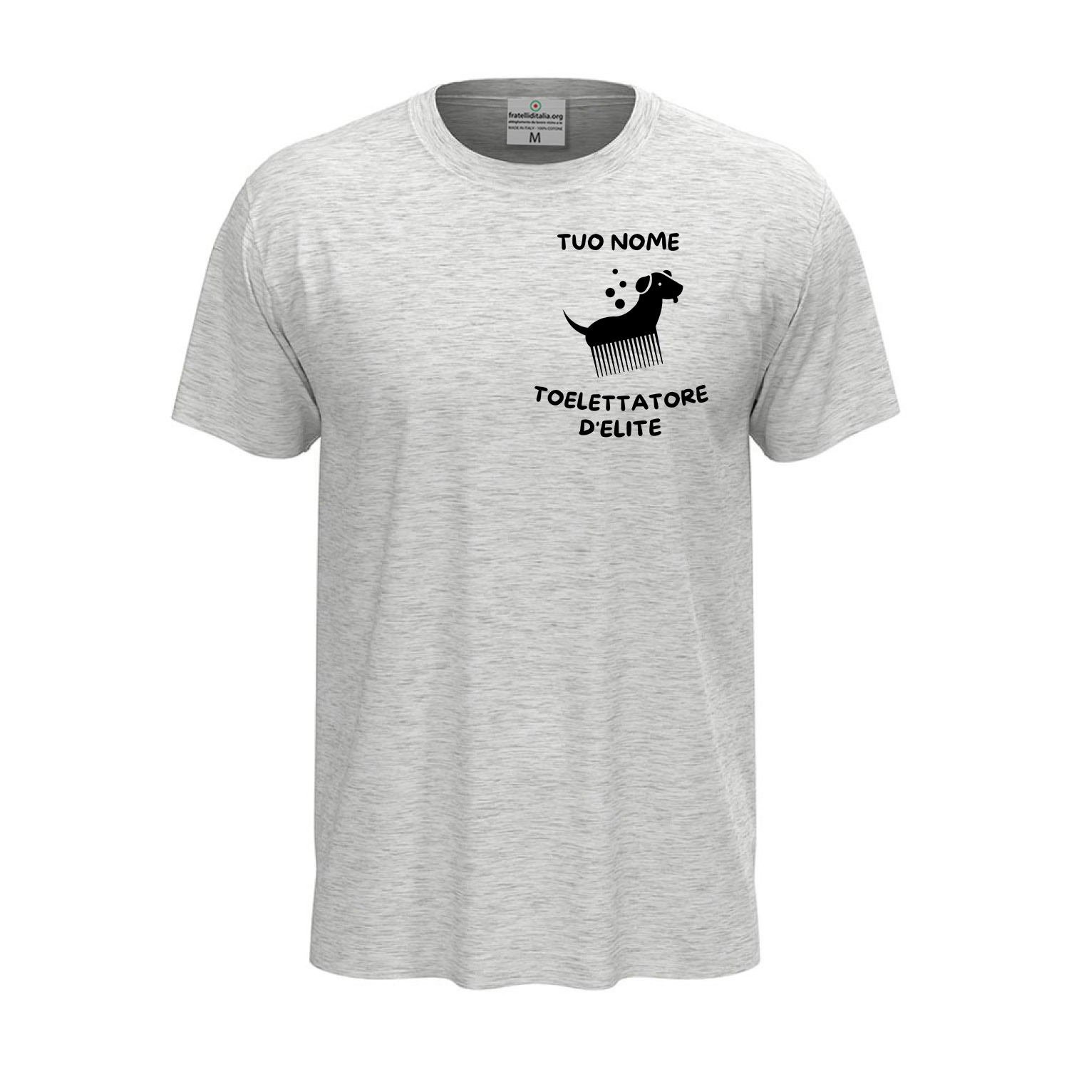 T-shirt unisex a manica corta con stampa \