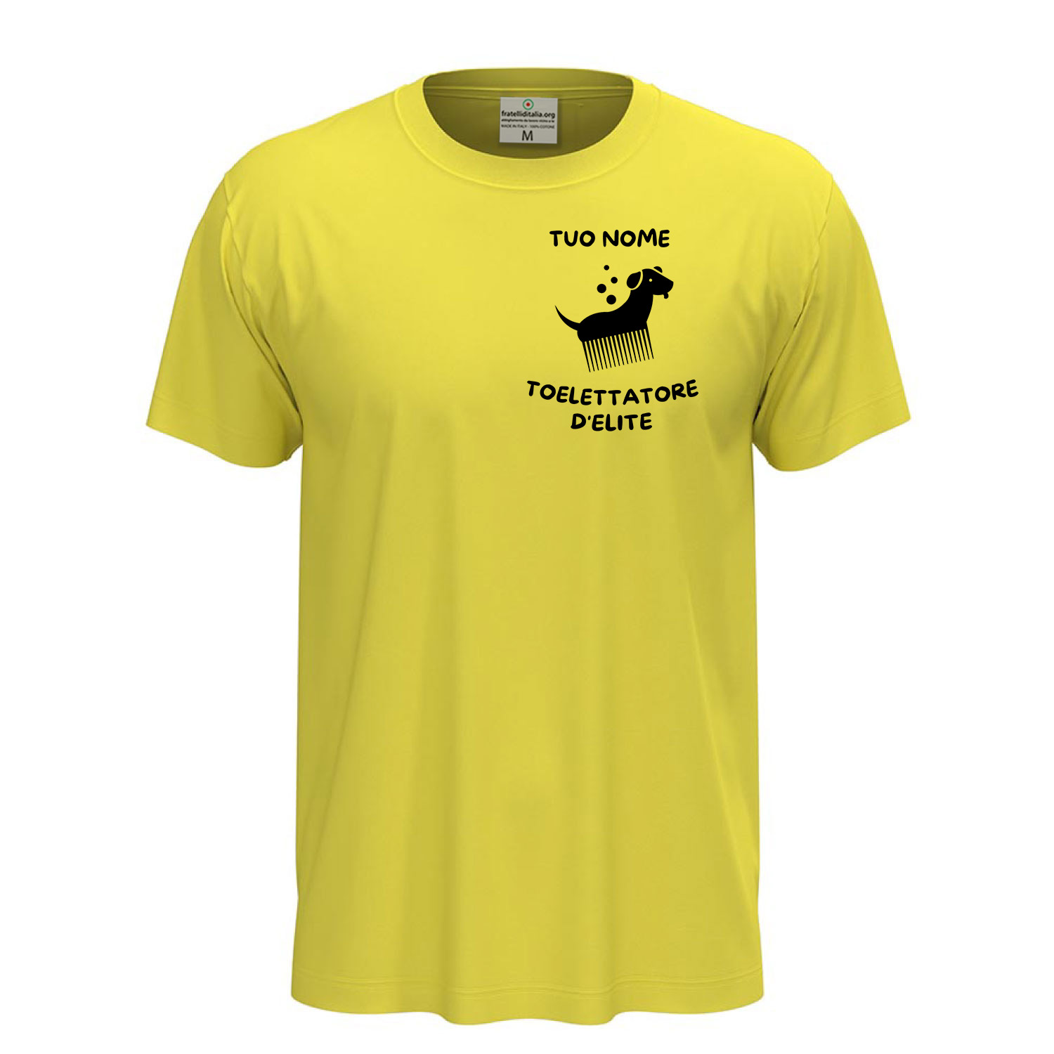 T-shirt unisex a manica corta con stampa \