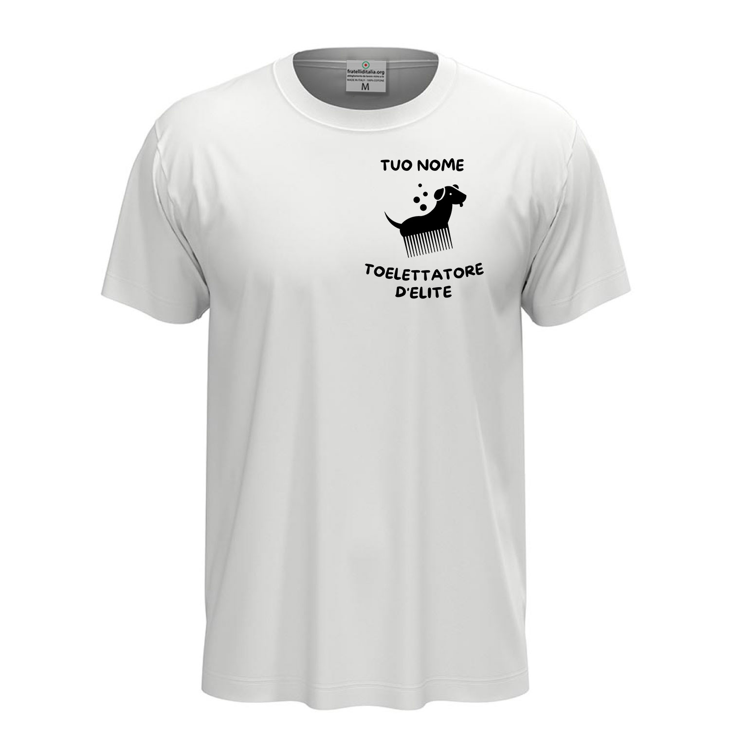 T-shirt unisex a manica corta con stampa \