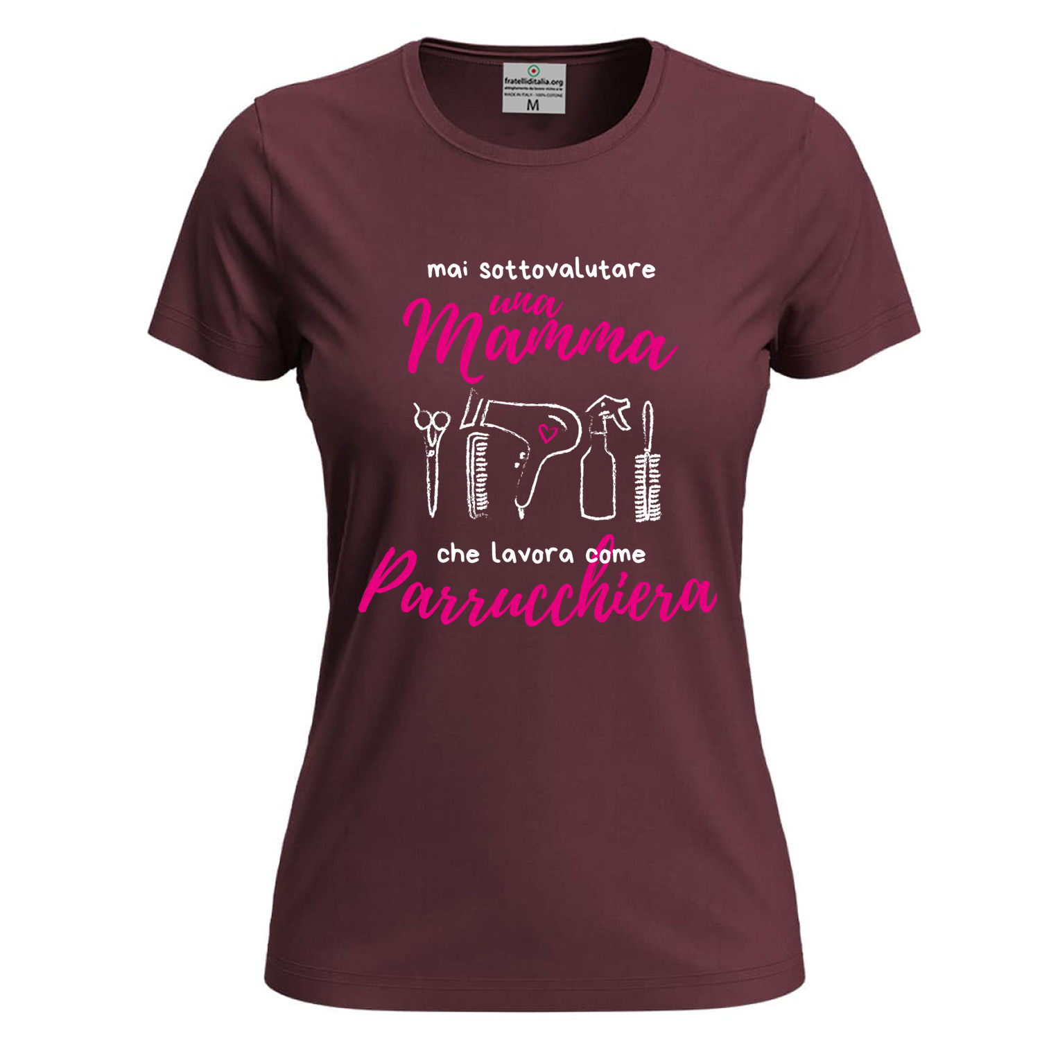 T-shirt maglia con stampa \