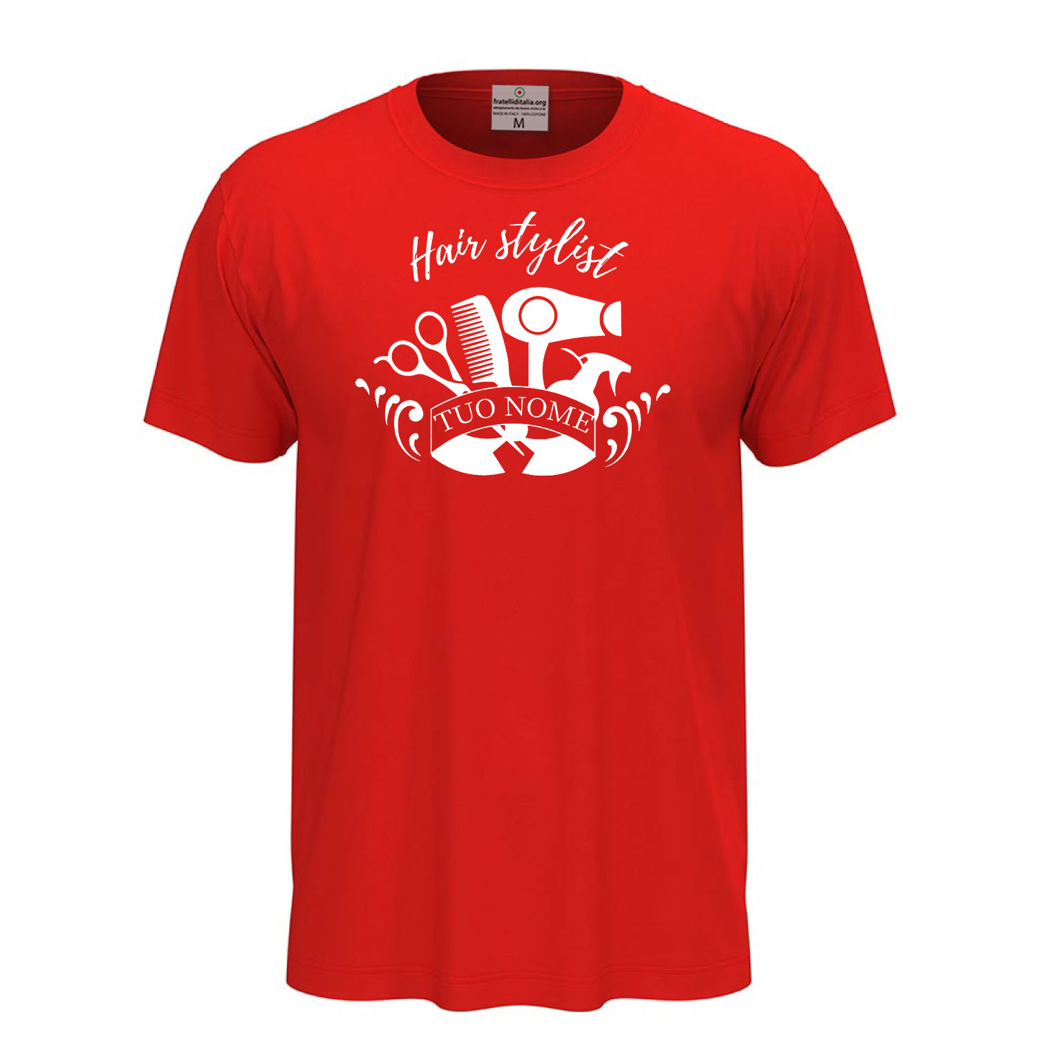 T-shirt unisex a manica corta con stampa DTF \