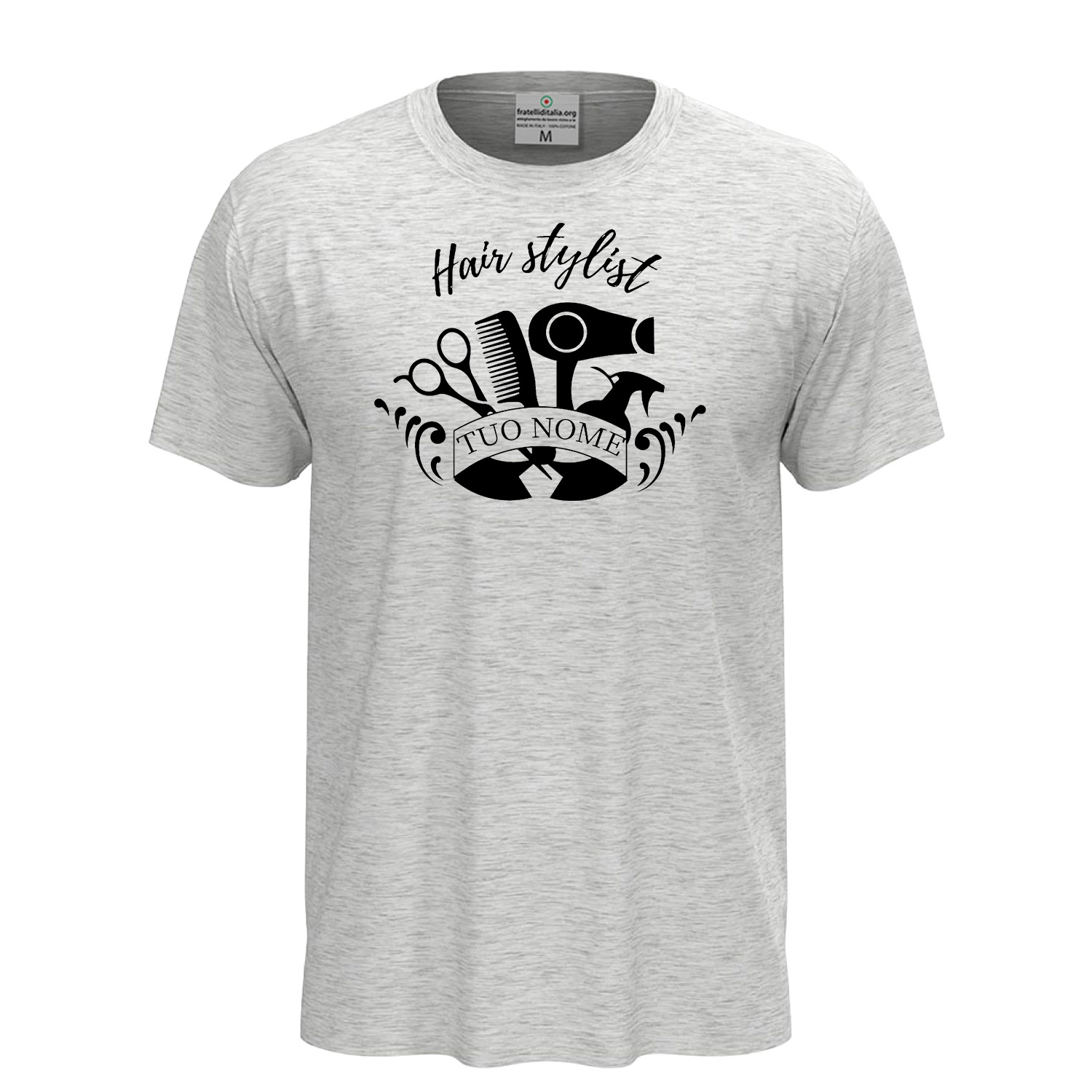 T-shirt unisex a manica corta con stampa DTF \