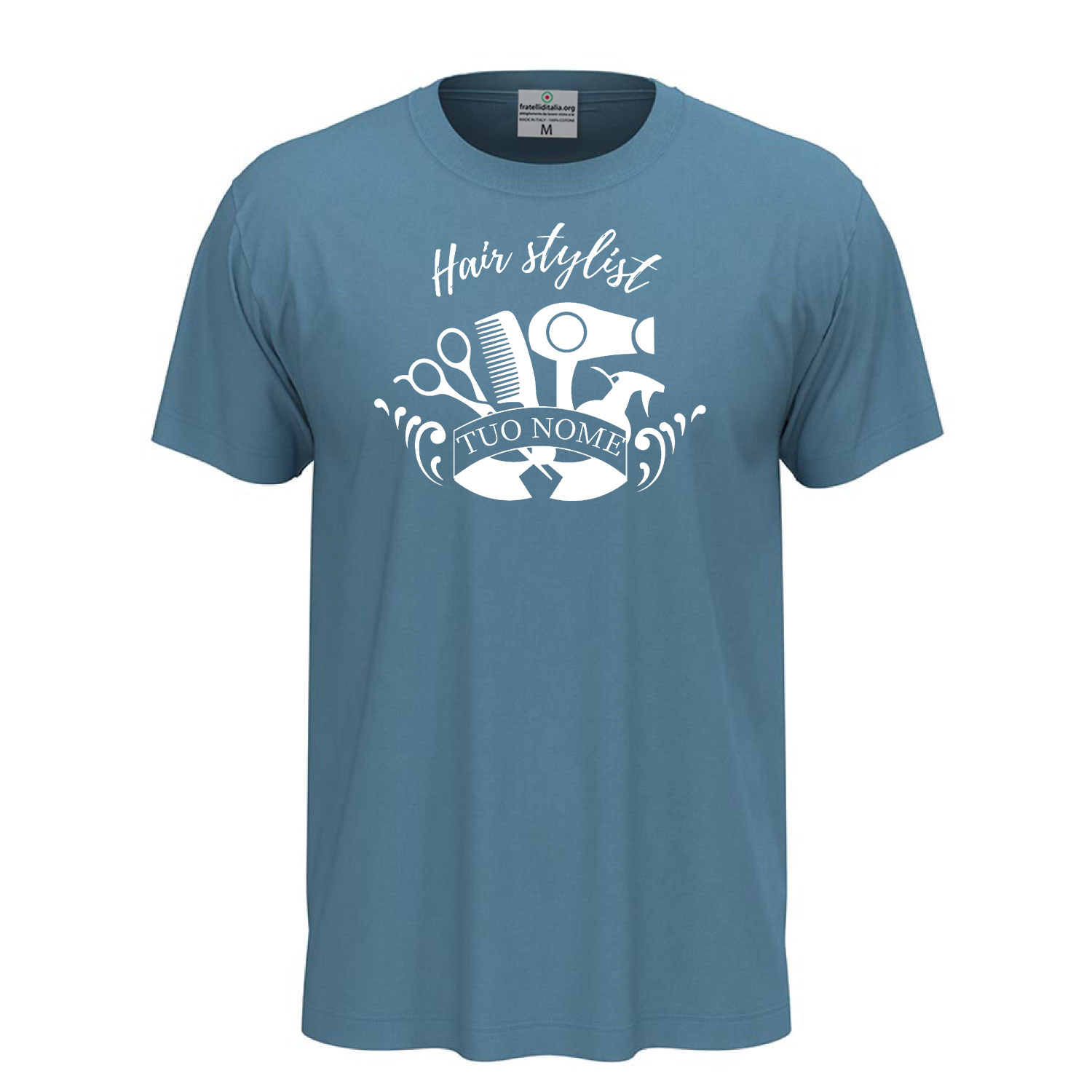 T-shirt unisex a manica corta con stampa DTF \