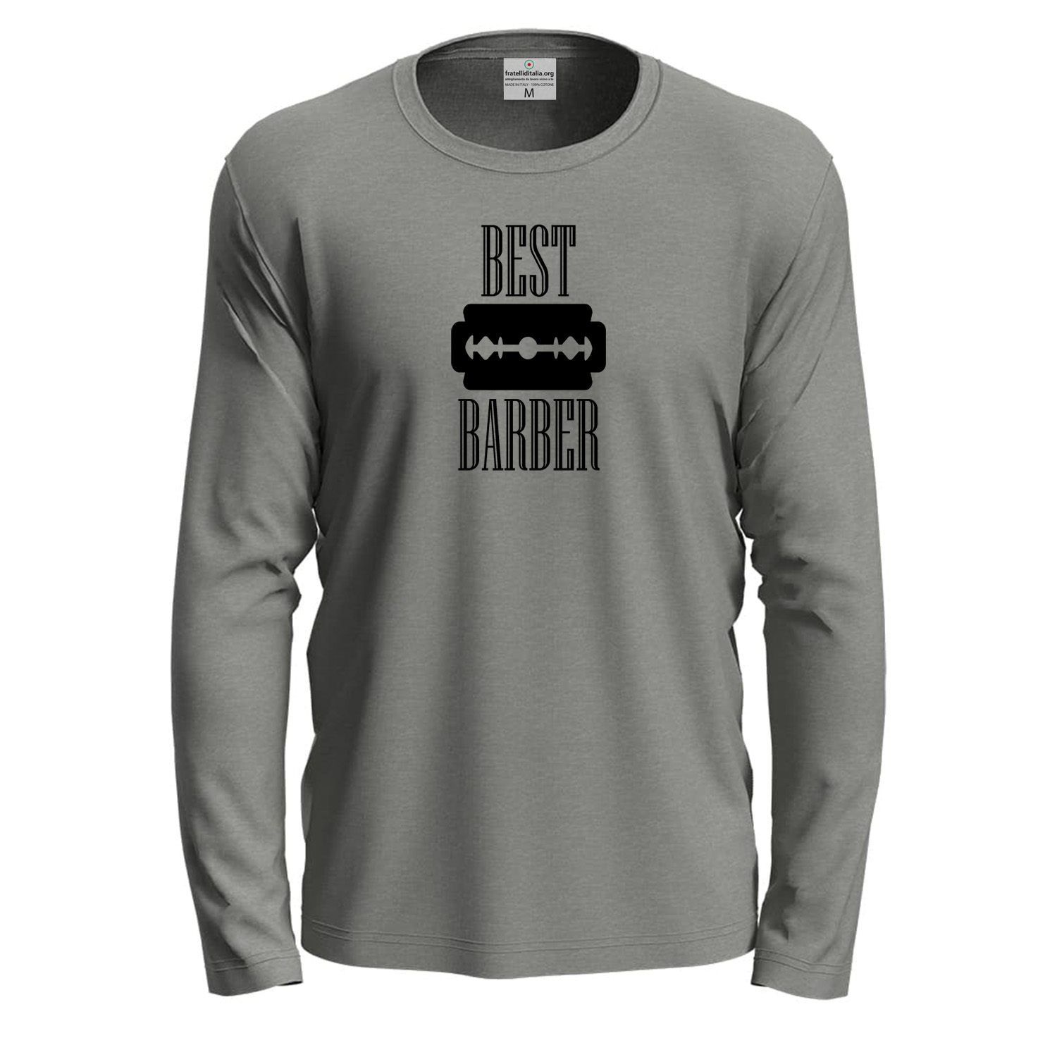 T-shirt a Manica Lunga Unisex con Stampa \