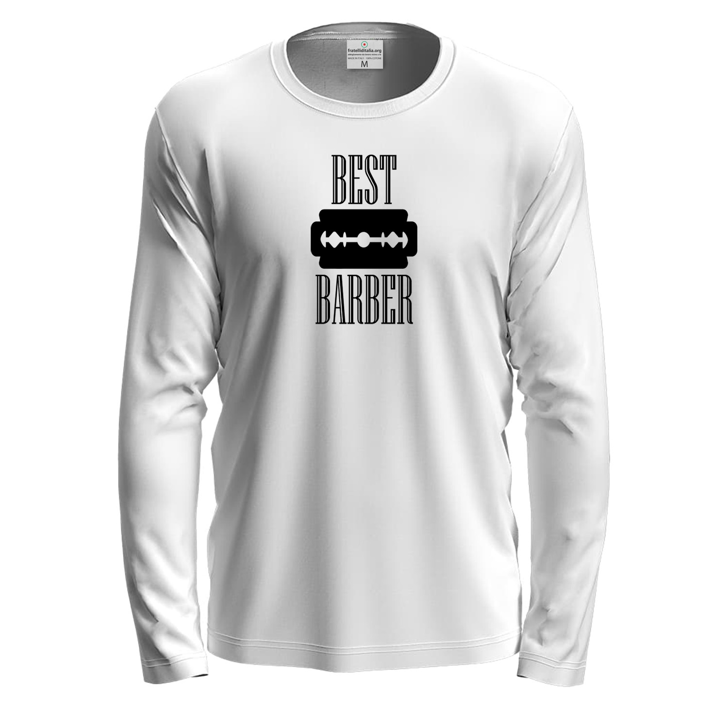 T-shirt a Manica Lunga Unisex con Stampa \