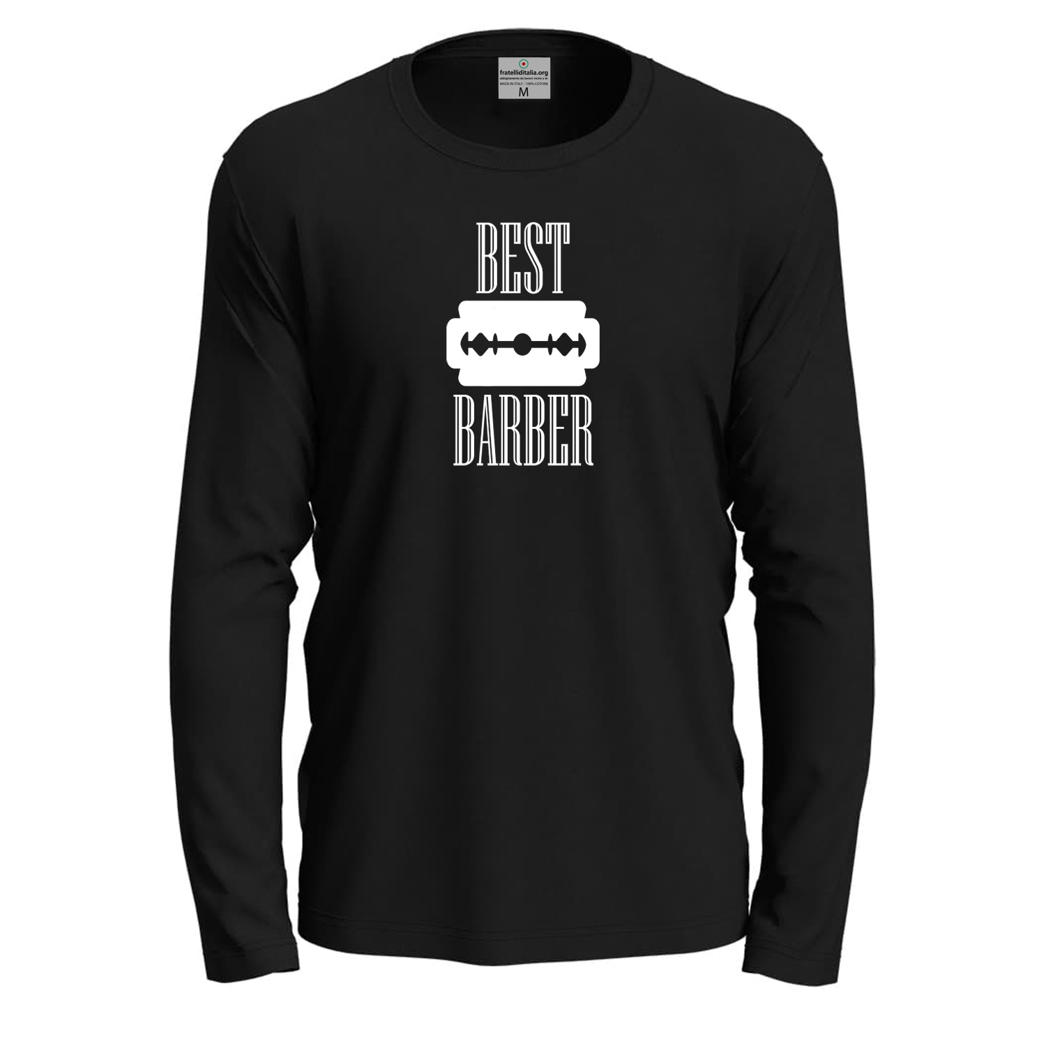 T-shirt a Manica Lunga Unisex con Stampa \