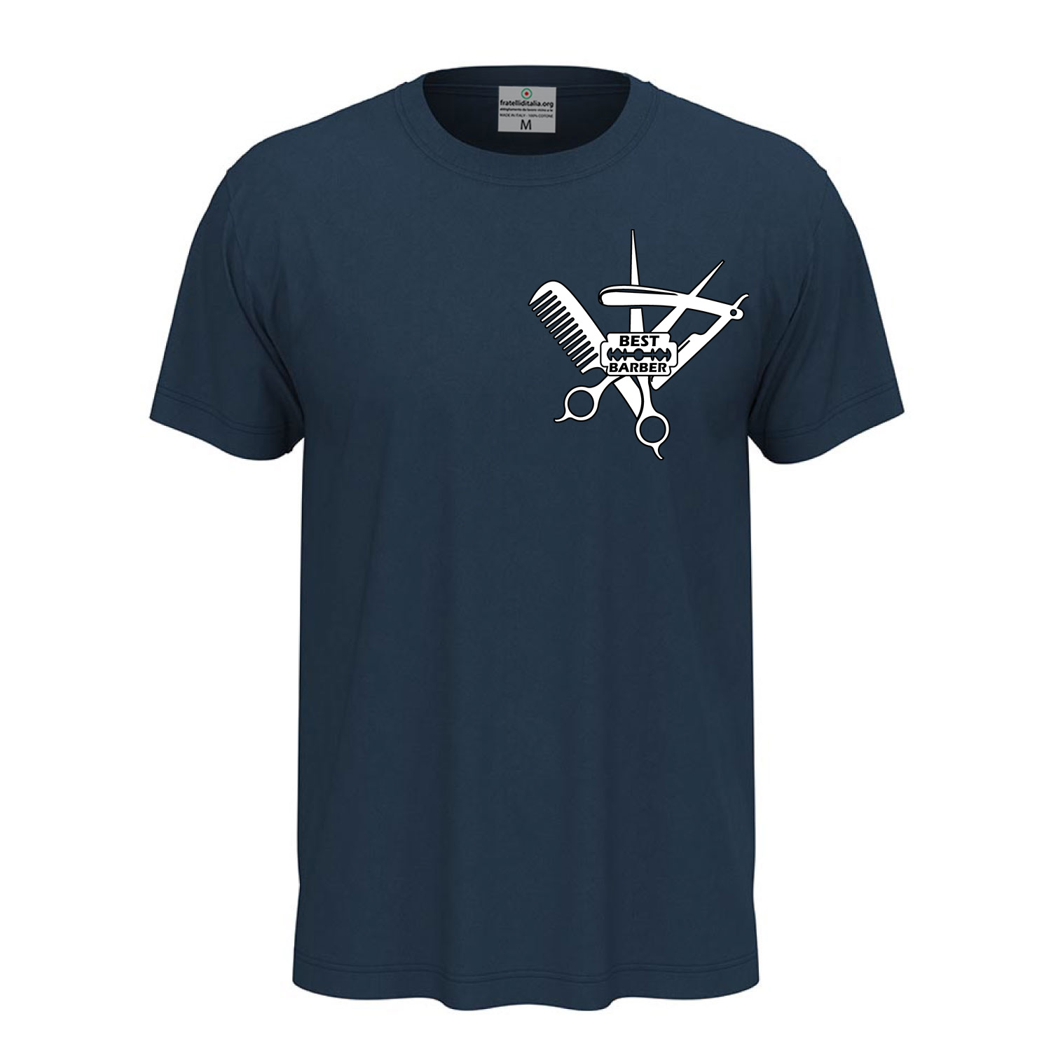 T-shirt classica unisex a manica corta con stampa DTF di qualità \