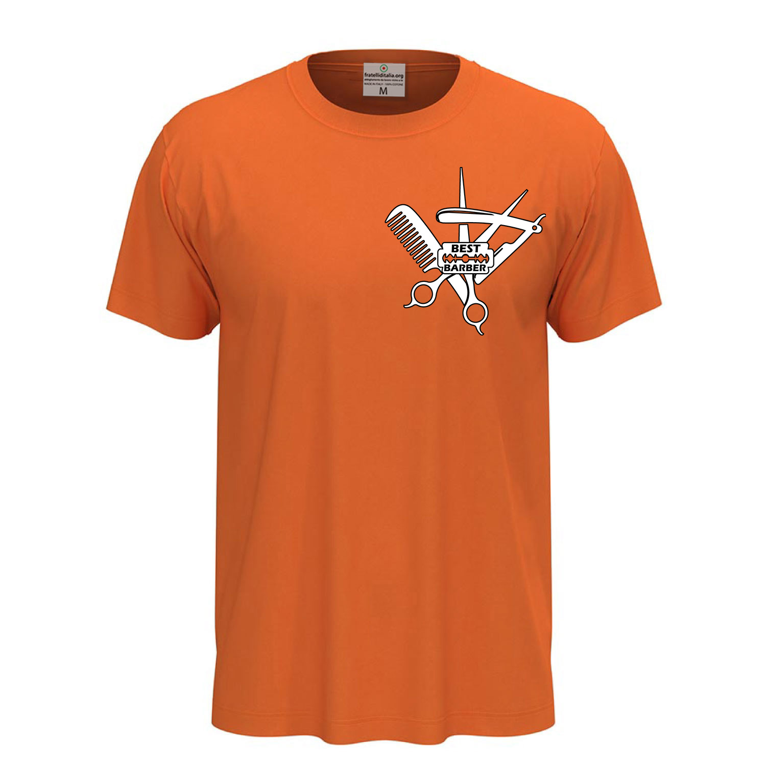 T-shirt classica unisex a manica corta con stampa DTF di qualità \