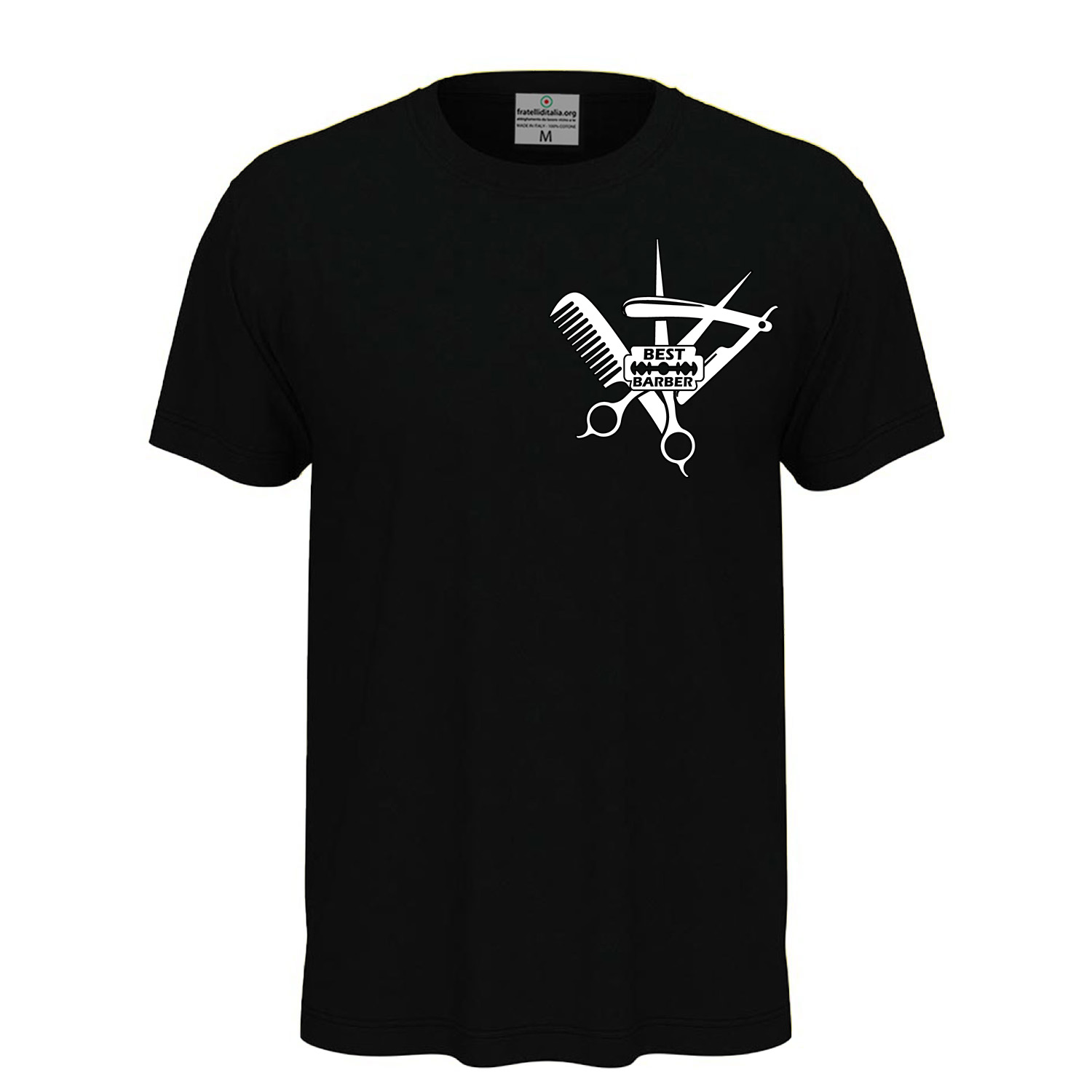 T-shirt classica unisex a manica corta con stampa DTF di qualità \