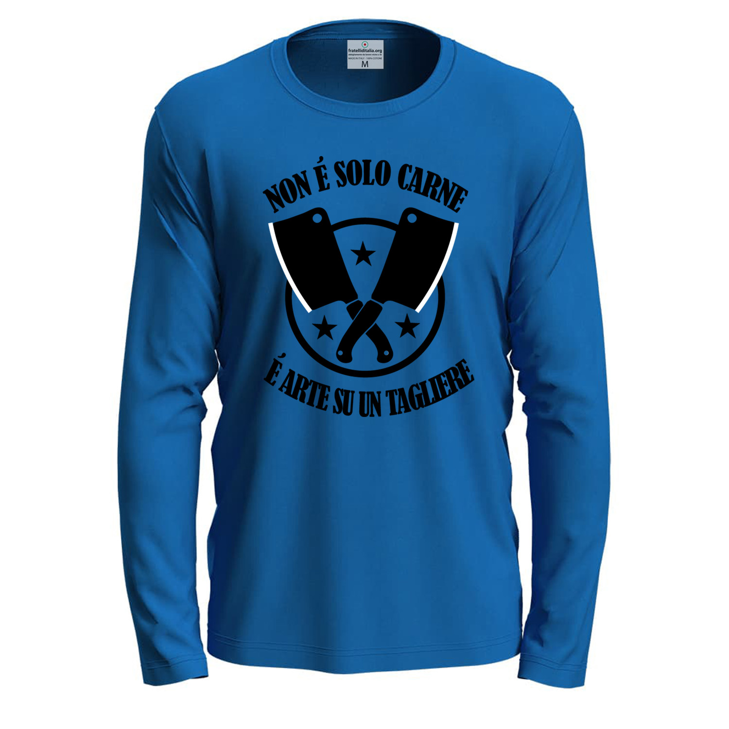 T-shirt a manica lunga con stampa DTF \