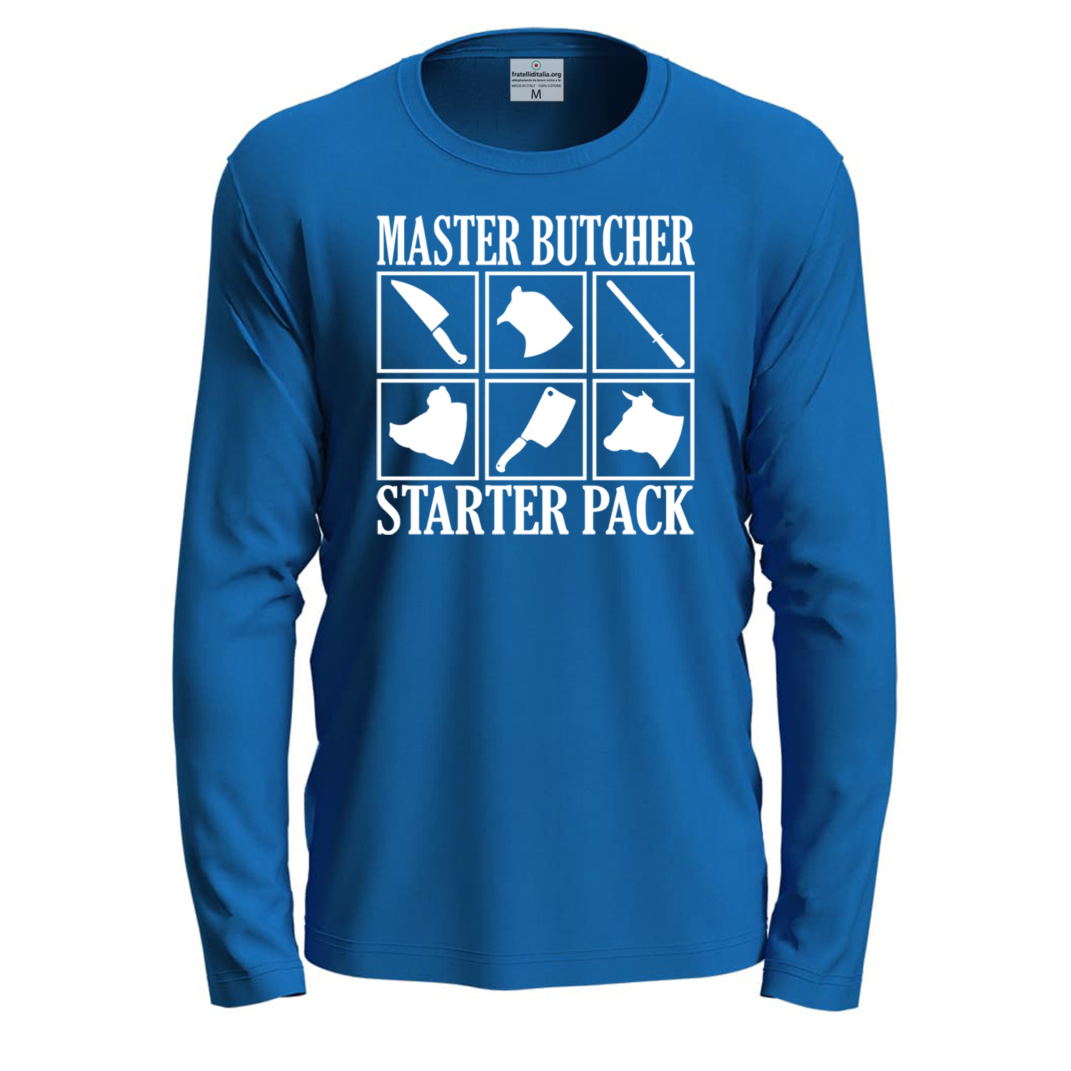 T-shirt a manica lunga con stampa DTF \