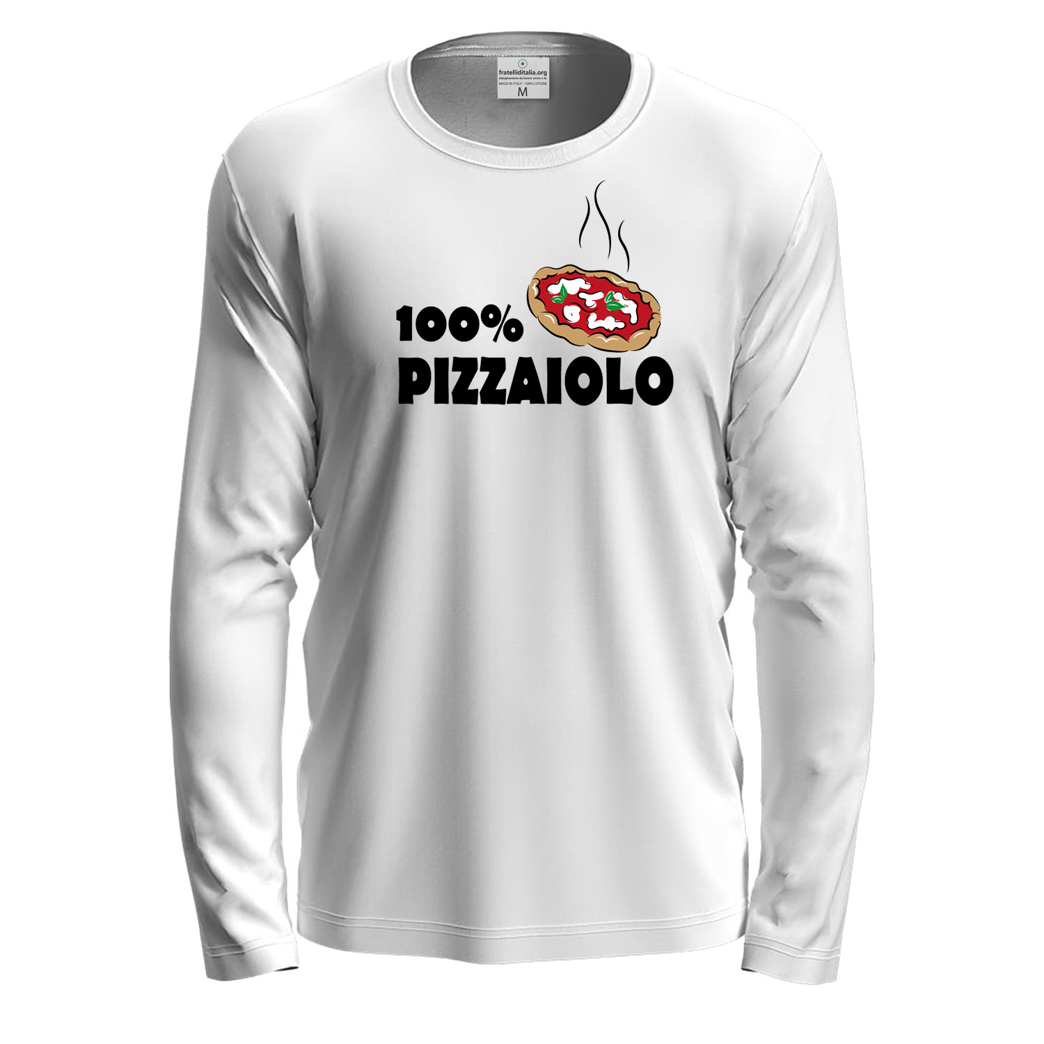 T-shirt a manica lunga con stampa DTF \