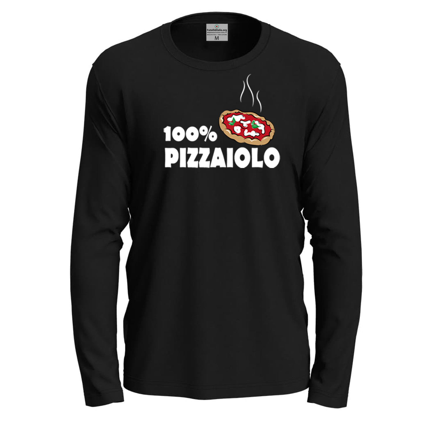 T-shirt a manica lunga con stampa DTF \