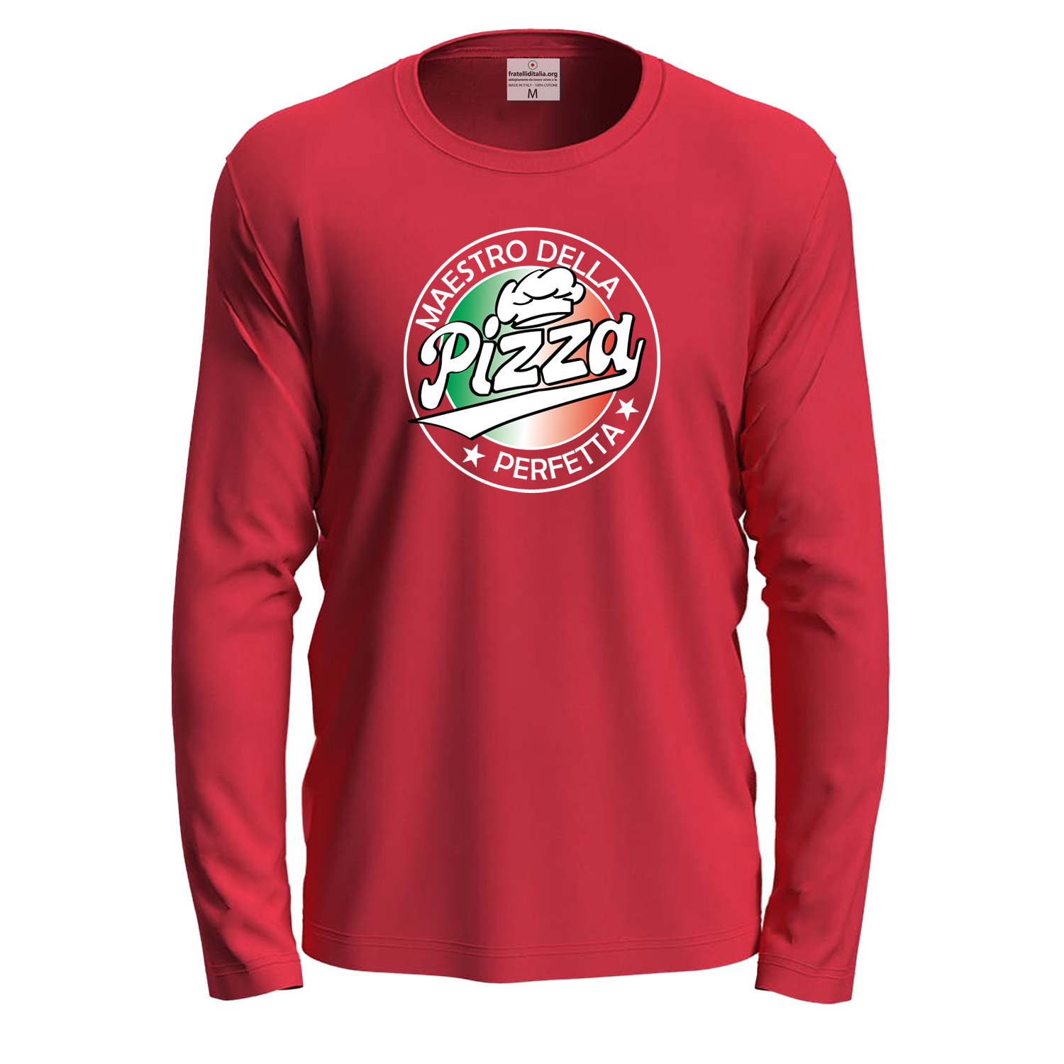 T-shirt a manica lunga con stampa DTF \