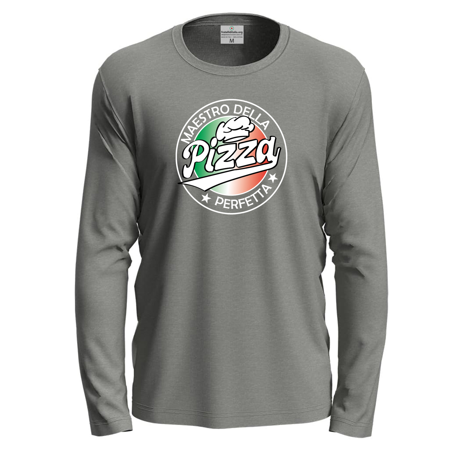 T-shirt a manica lunga con stampa DTF \