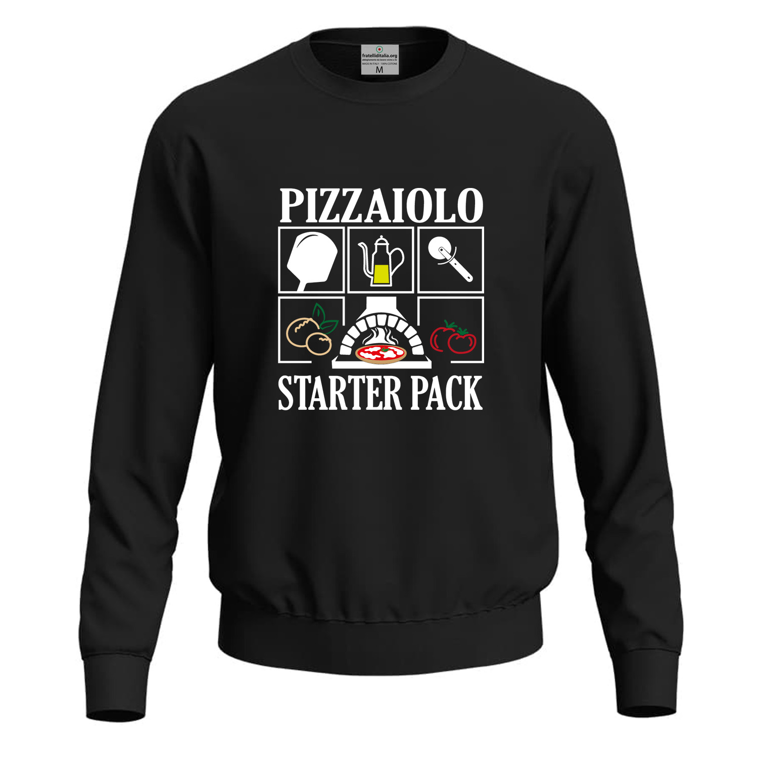 Felpa maglia con stampa digitale DTF \