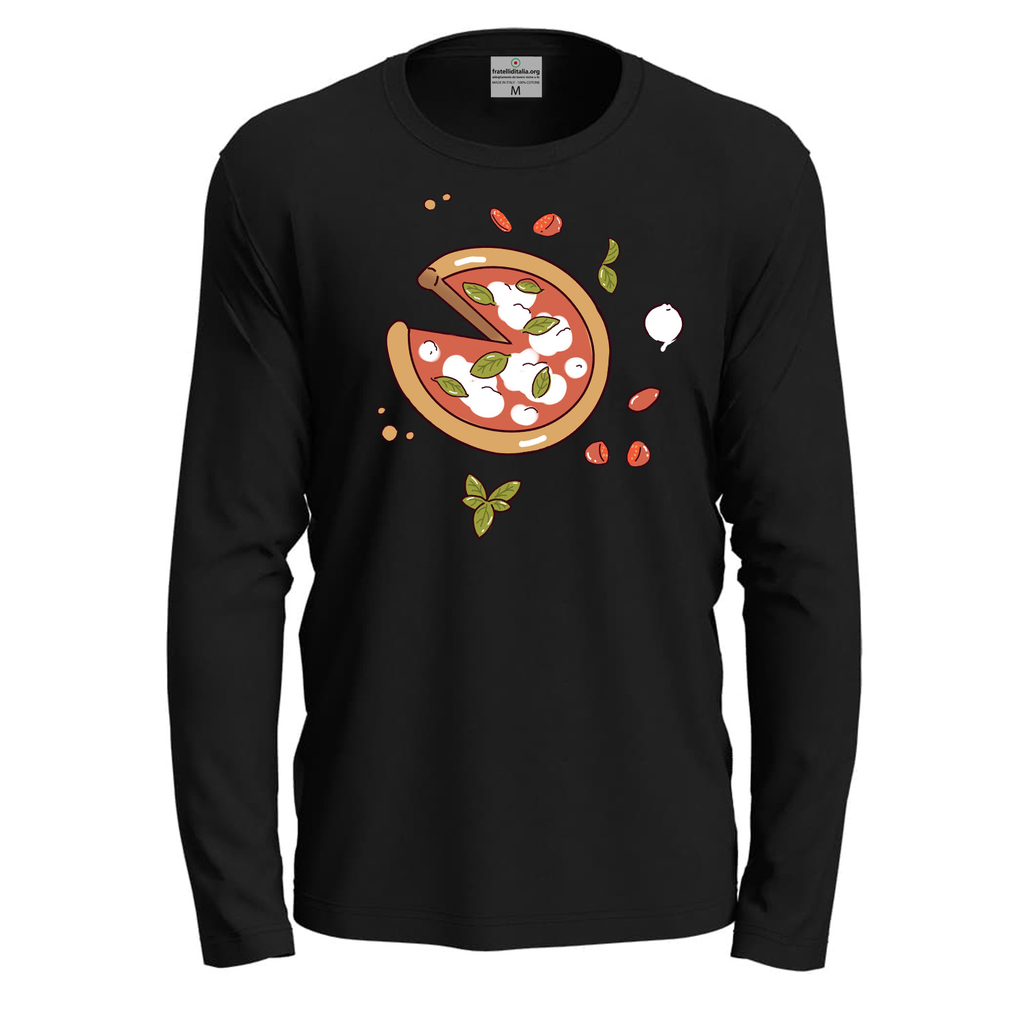 T-shirt a manica lunga con stampa DTF \