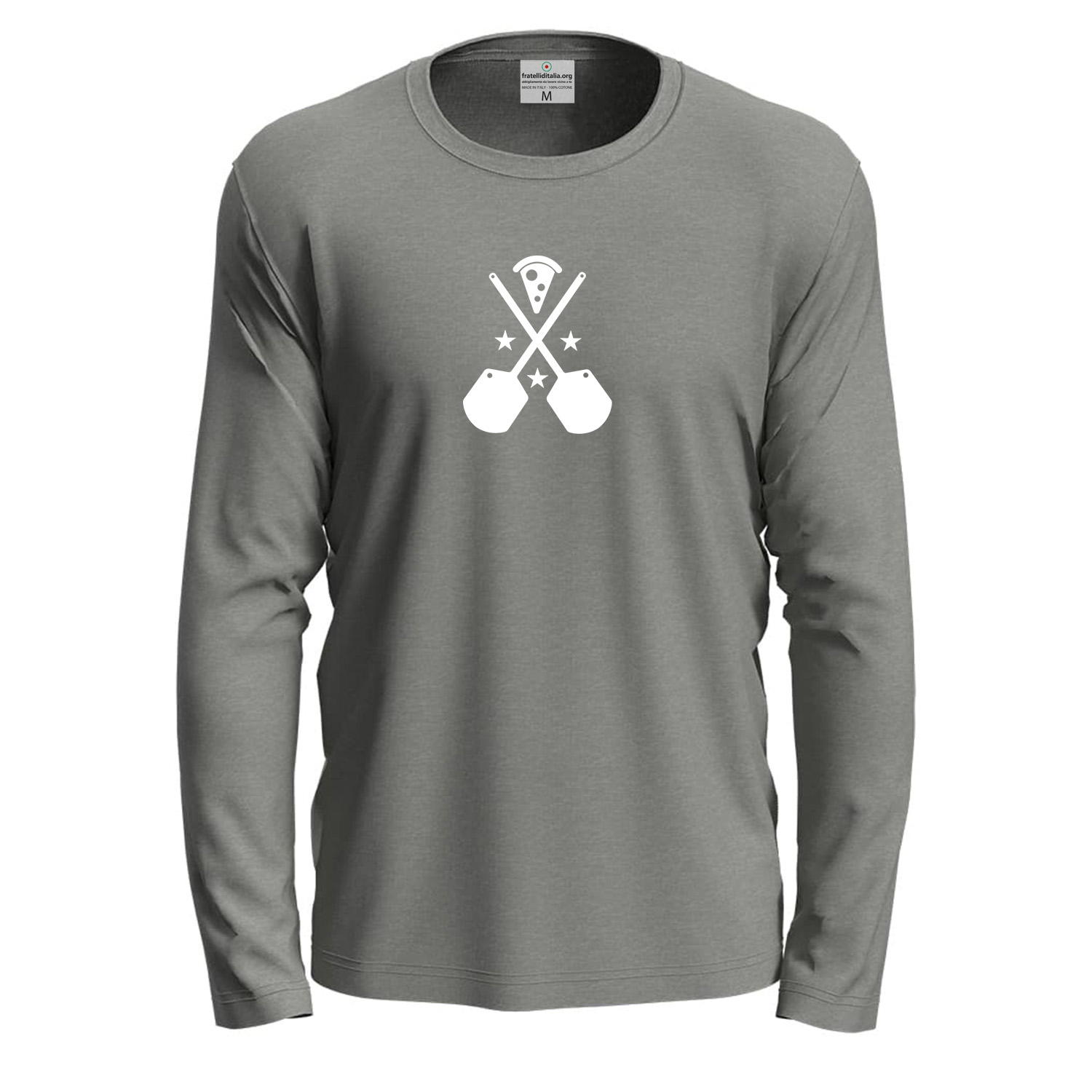 T-shirt a manica lunga con stampa DTF \