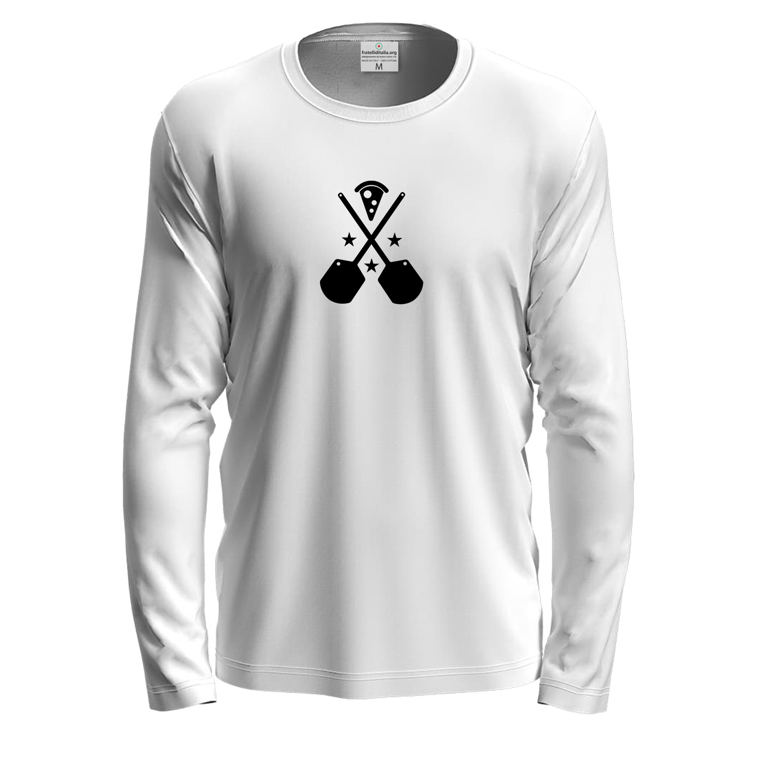 T-shirt a manica lunga con stampa DTF \